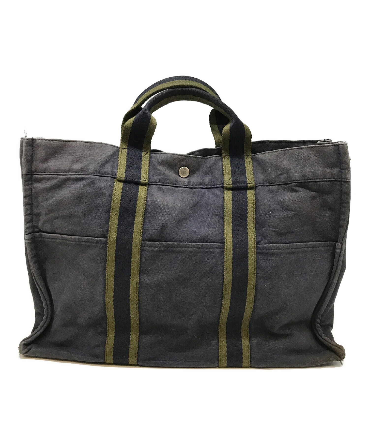 中古・古着通販】HERMES (エルメス) MMトートバッグ グレー｜ブランド 