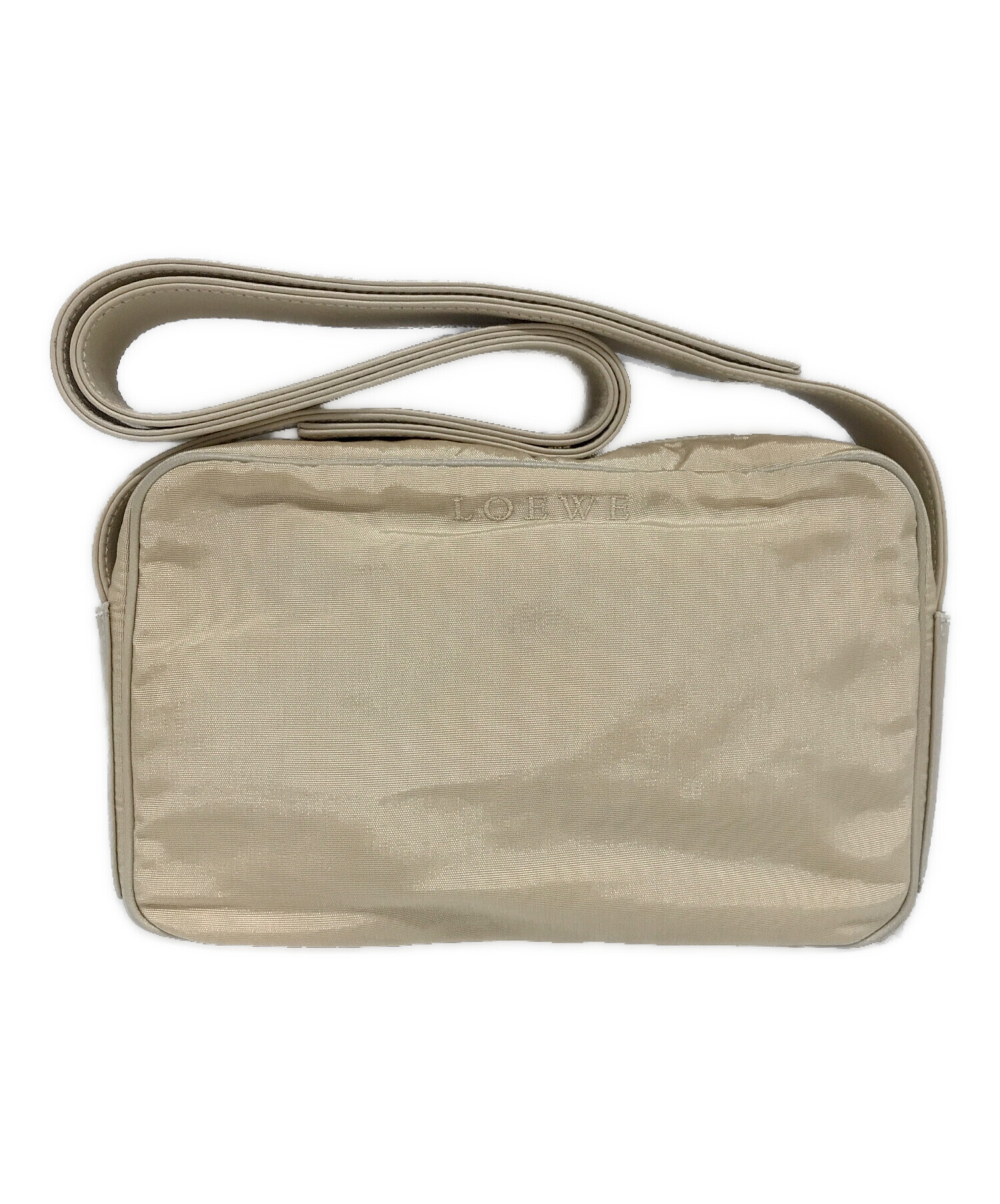 中古・古着通販】LOEWE (ロエベ) ワンショルダーバッグ ベージュ
