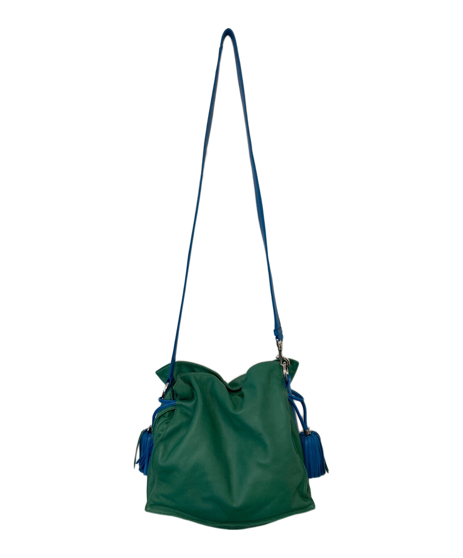 中古・古着通販】LOEWE (ロエベ) フラメンコバイカラーレザー