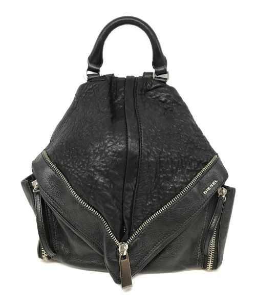 DIESEl レザーリュック　lgb archive 中古・古着通販】DIESEL (ディーゼル) アーカイブメタルロゴレザー