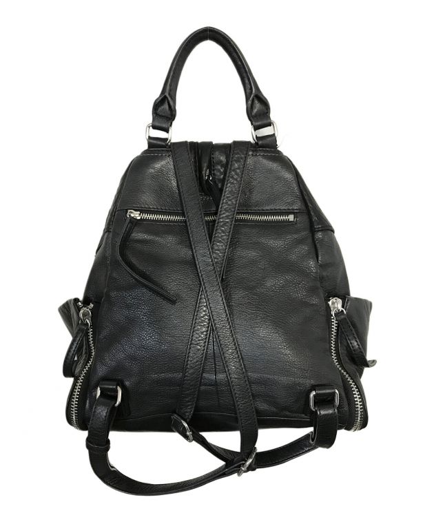 中古・古着通販】DIESEL (ディーゼル) レザーリュック ブラック