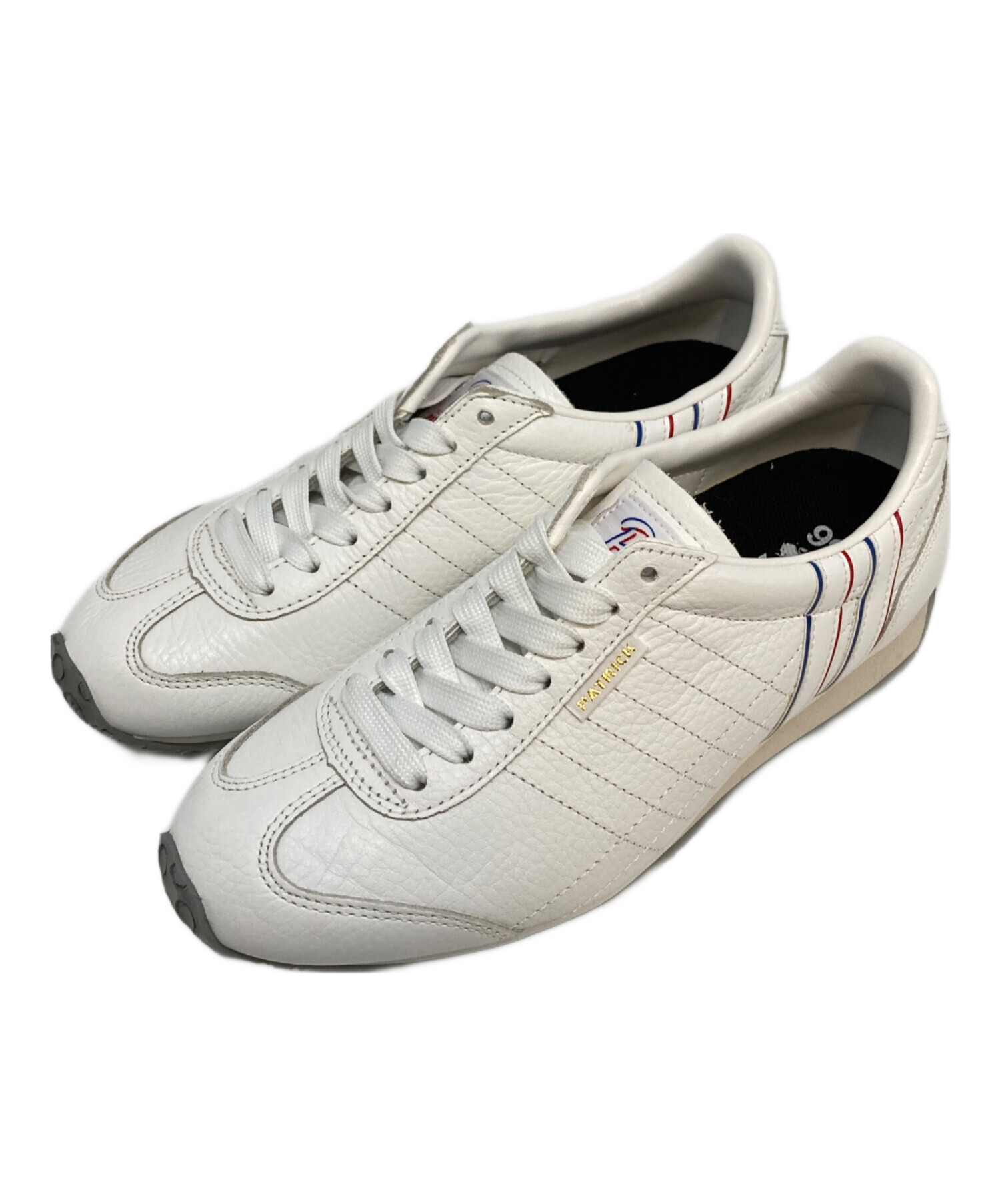 PATRICK ホワイトスニーカー 36 中古・古着通販】PATRICK (パトリック) レザースニーカー ホワイト