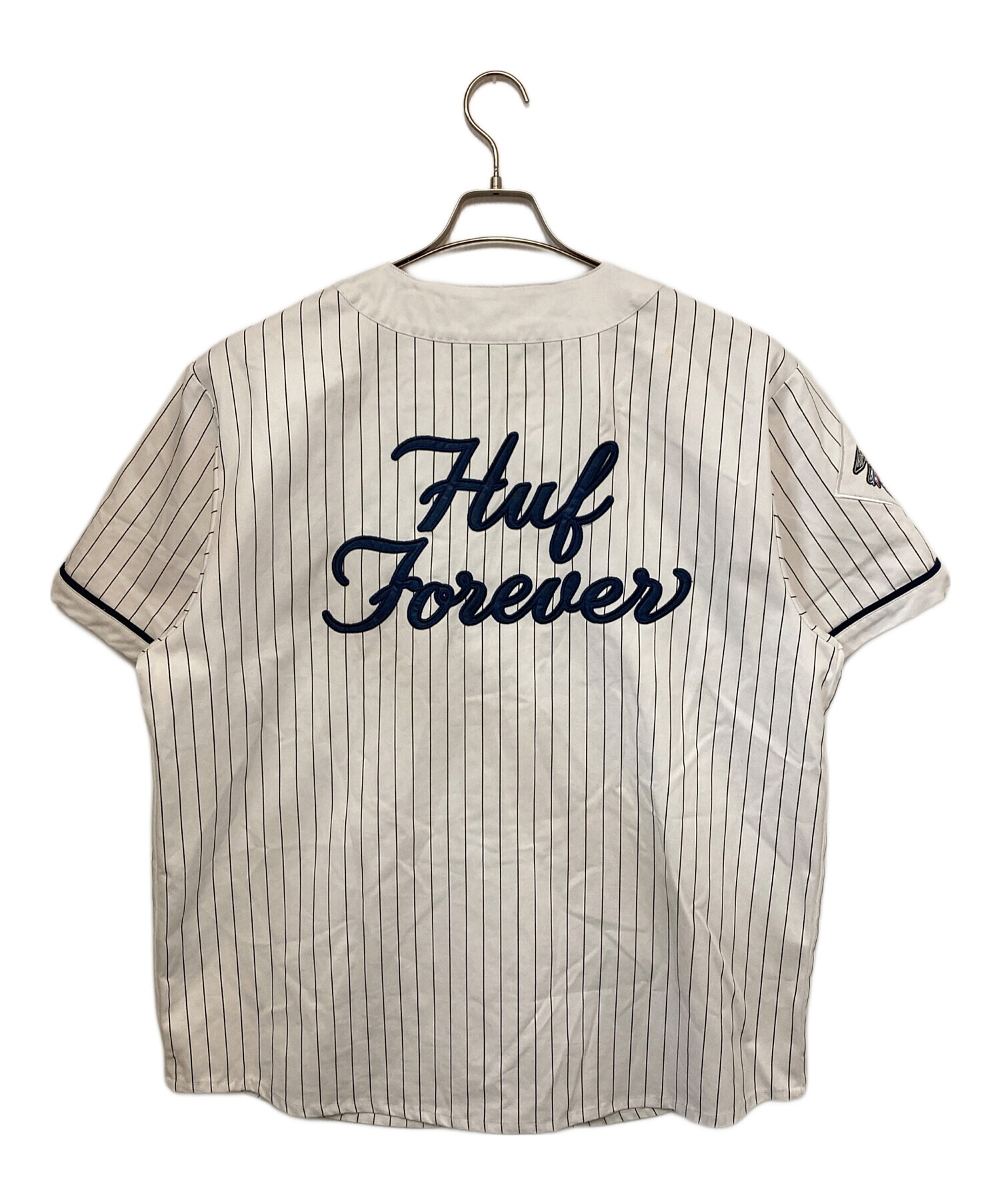 中古・古着通販】HUF (ハフ) ゲームシャツ ホワイト サイズ:XL 