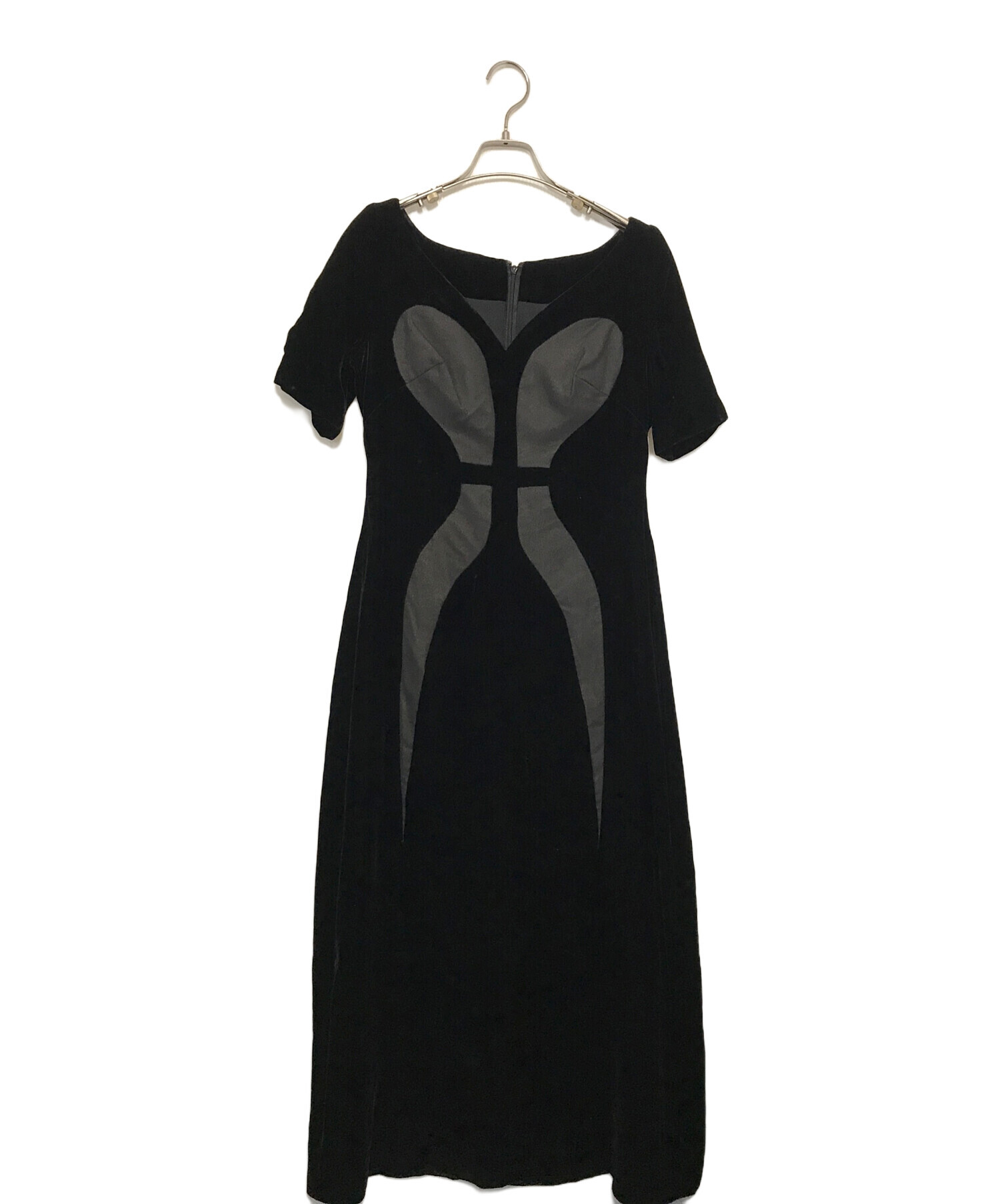 8*8様 極美品　sybilla シビラ　ベロアロングワンピース　フォーマル　ド 極美品 sybilla シビラ ベロアロングワンピース フォーマル