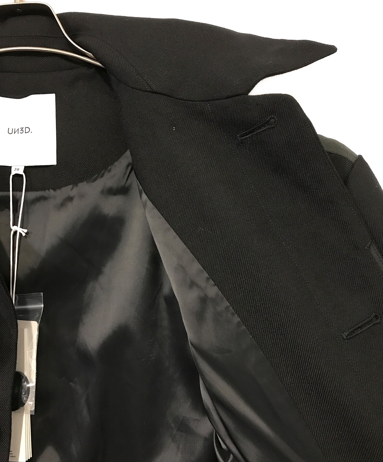 中古・古着通販】UN3D. (アンスリード) ARCH POCKET LOOSE CT ブラック