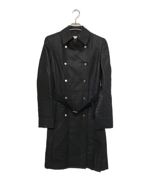 値下　新品フォクシーADEAM アディアム スプリングコート トレンチ 中古・古着通販】ADEAM (アディアム) トレンチコート ブラック サイズ