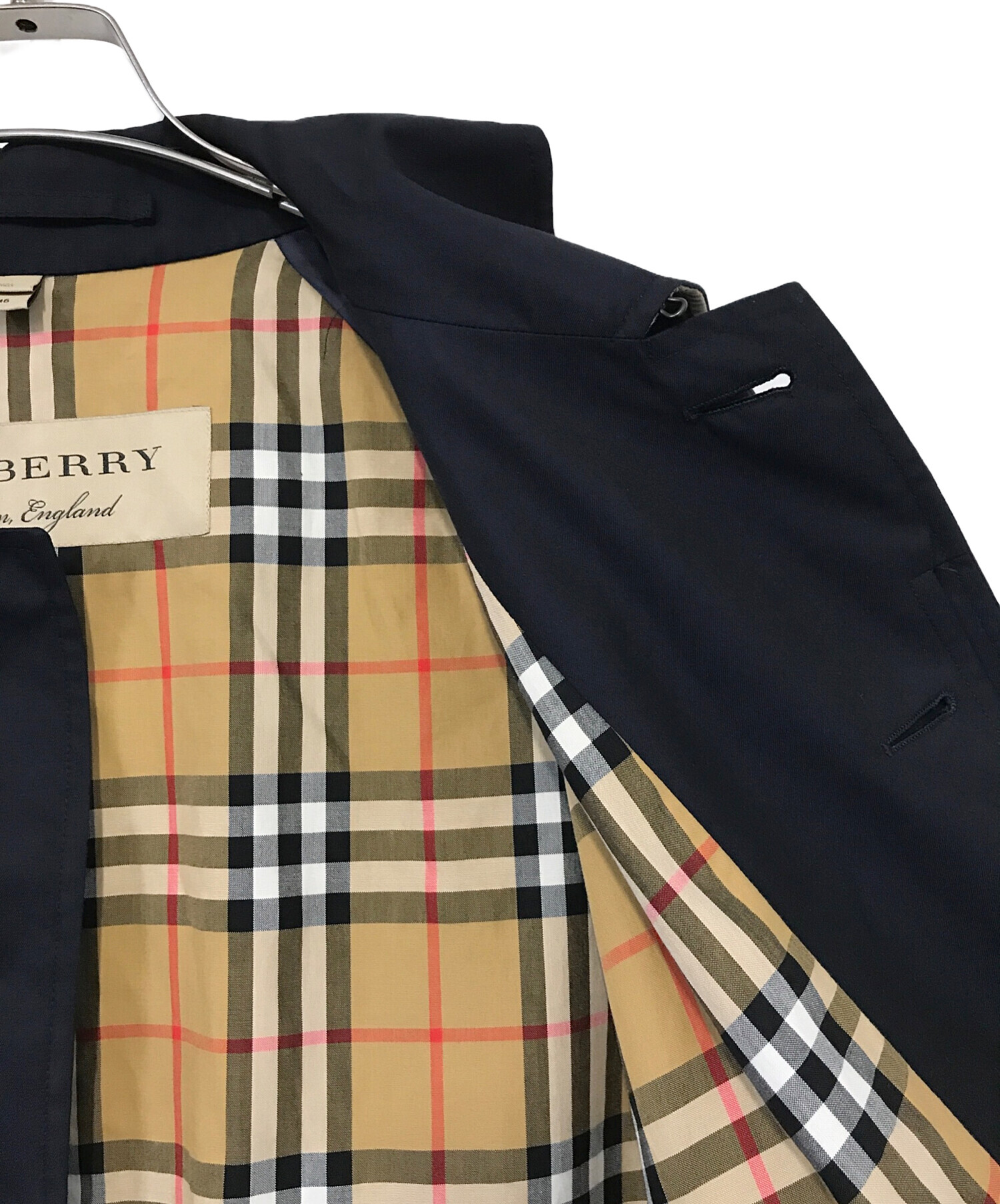 中古・古着通販】BURBERRY (バーバリー) カムデンカーコート ネイビー