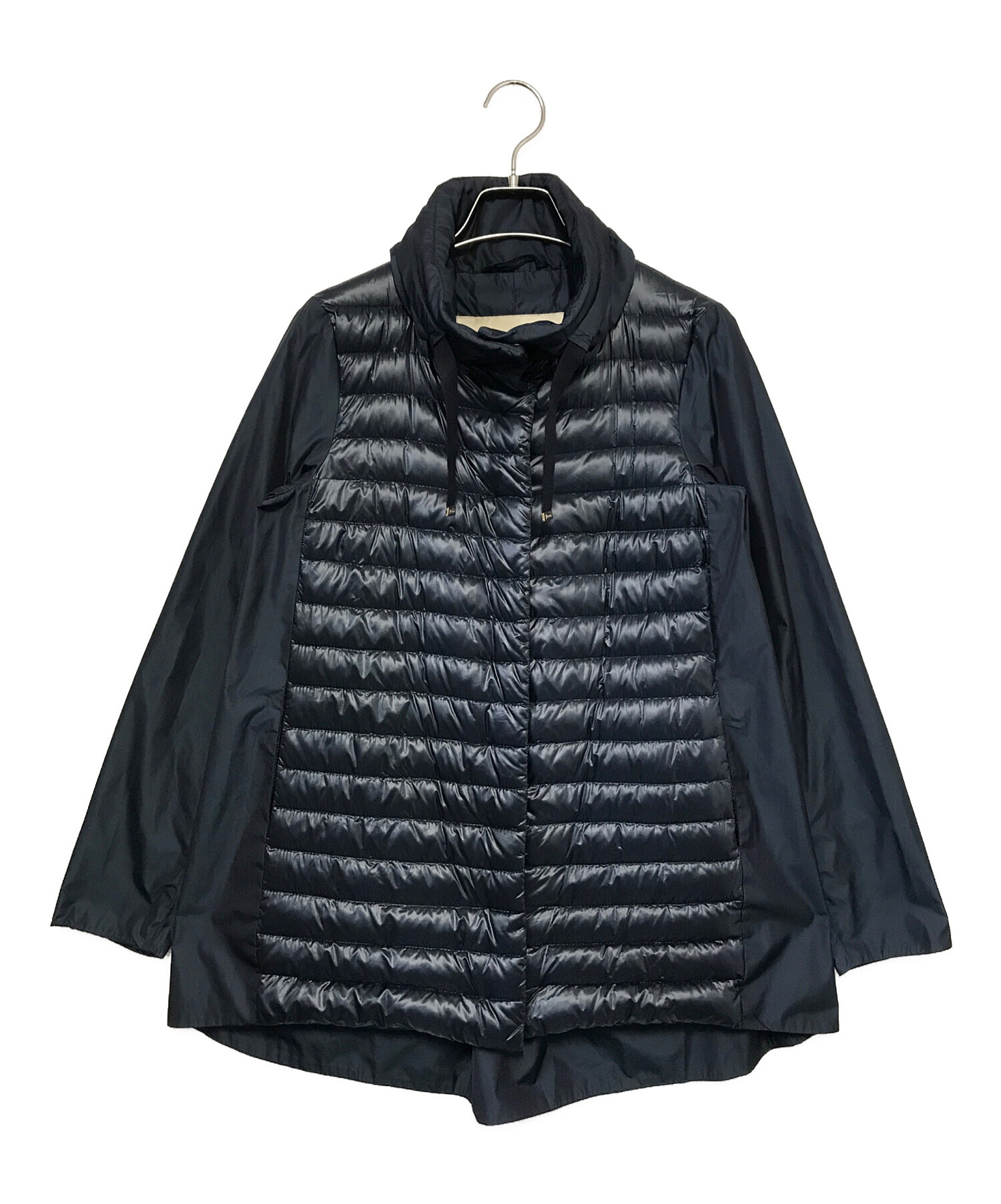 中古・古着通販】HERNO (ヘルノ) 2WAYダウンハーフコート ネイビー 