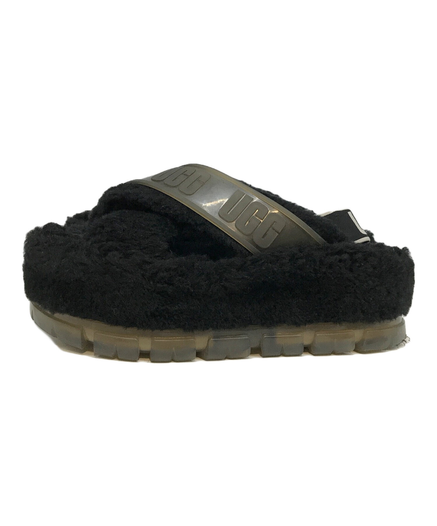 新品未使用 UGG FuzzitaClear ボア サンダル 24cm backyard_ugg1019065k