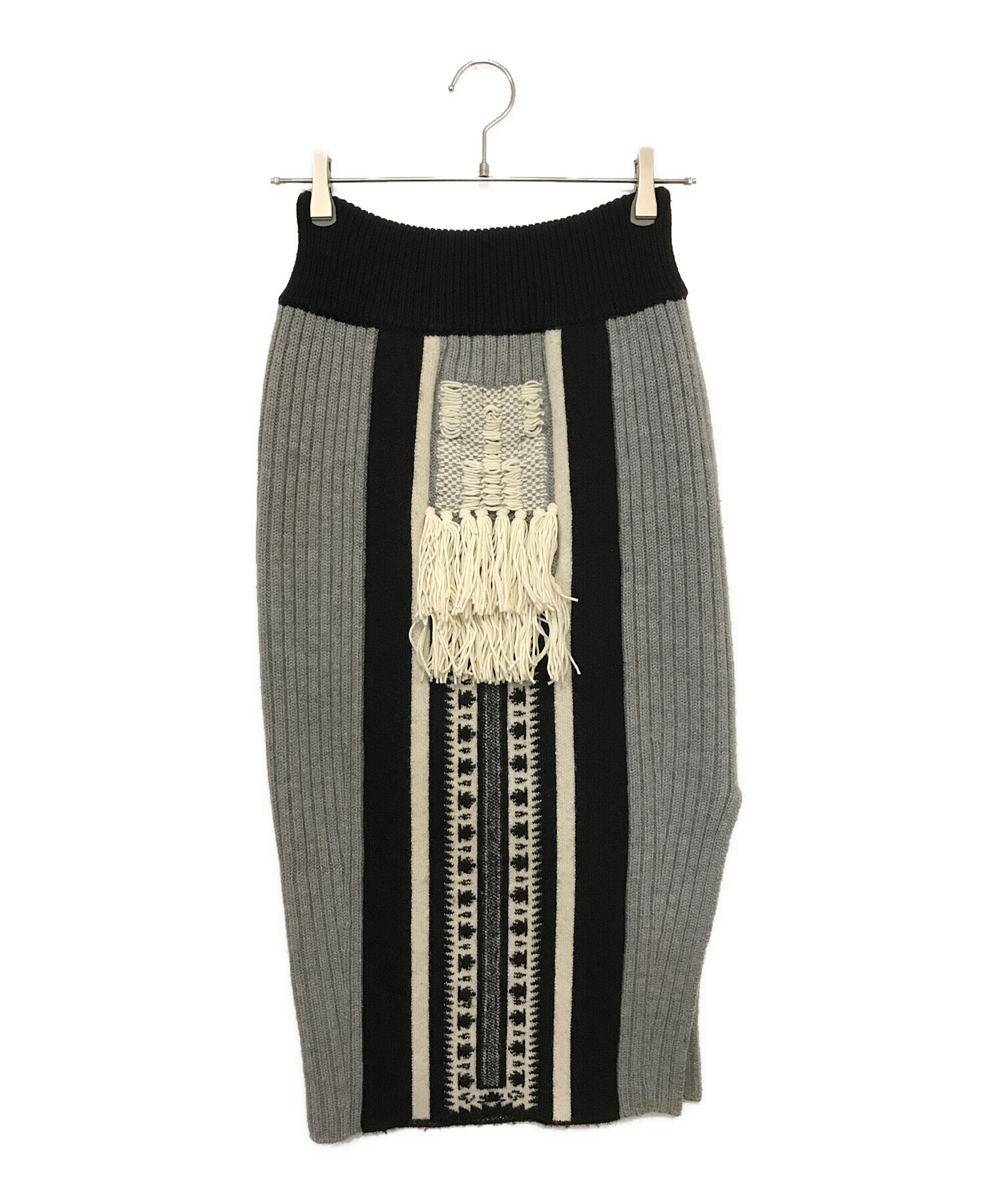 マメクロゴウチ ニットスカート 6 マメクロゴウチ mame kurogouchi