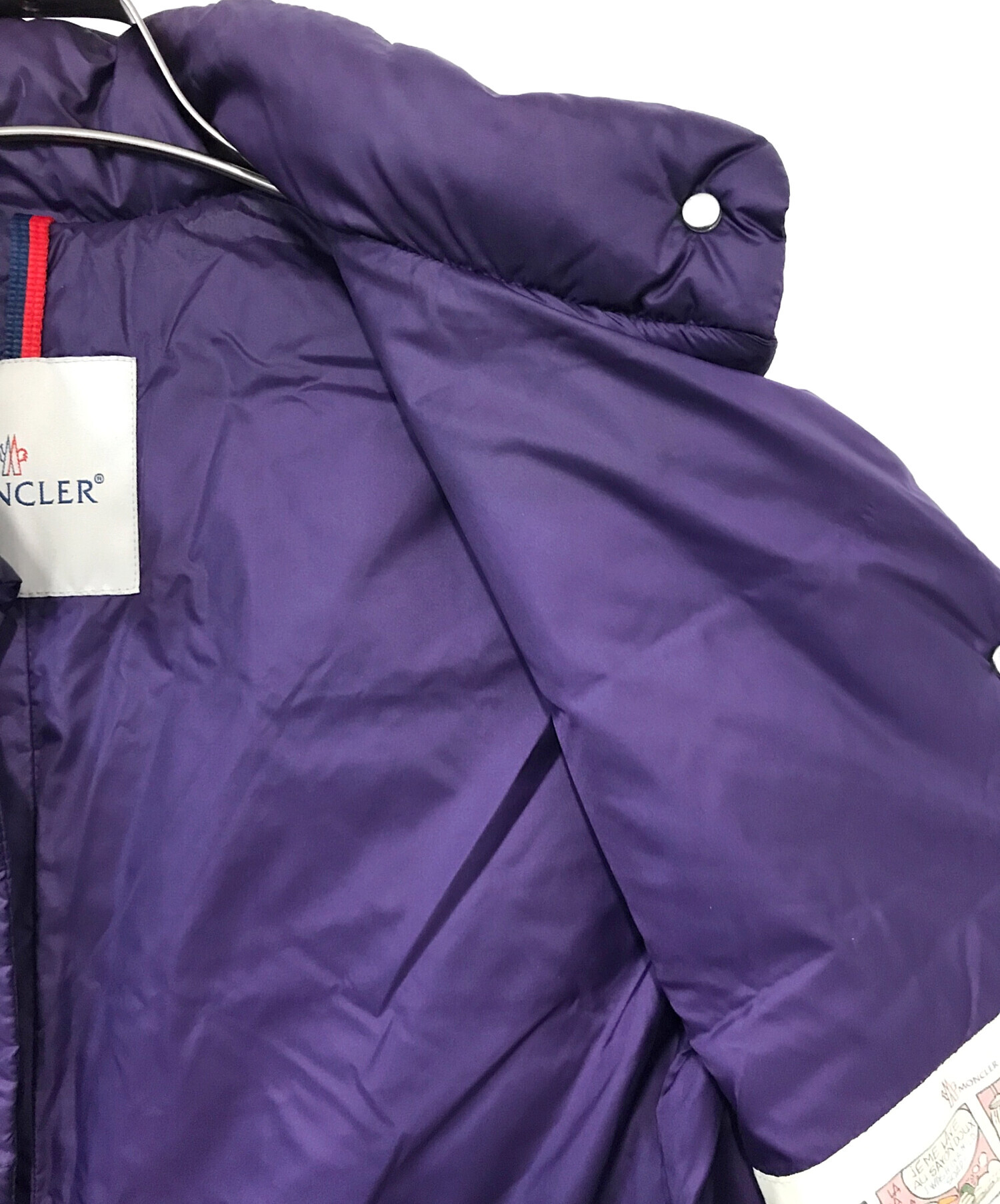 中古・古着通販】MONCLER (モンクレール) LIANEダウンベスト パープル