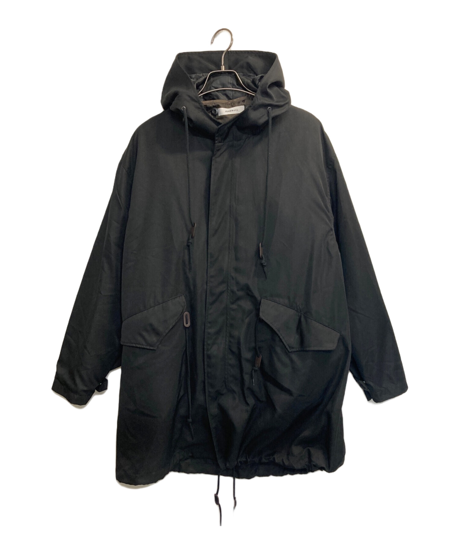 中古・古着通販】JOHNBULL (ジョンブル) モッズコート ブラック サイズ