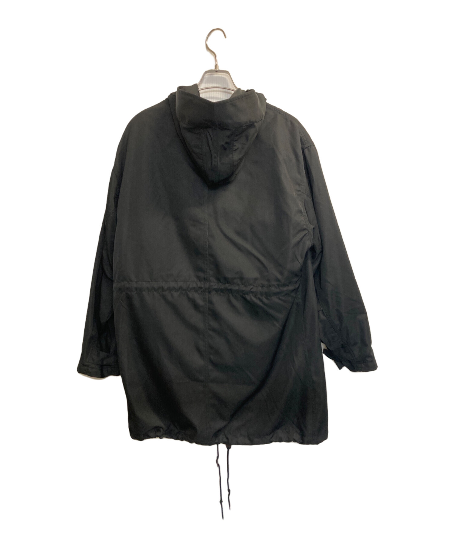 ジョンブル　Johnbull　ヘリンボーンモッズコート　S　ブラック×グレー 中古・古着通販】JOHNBULL (ジョンブル) モッズコート ブラック サイズ