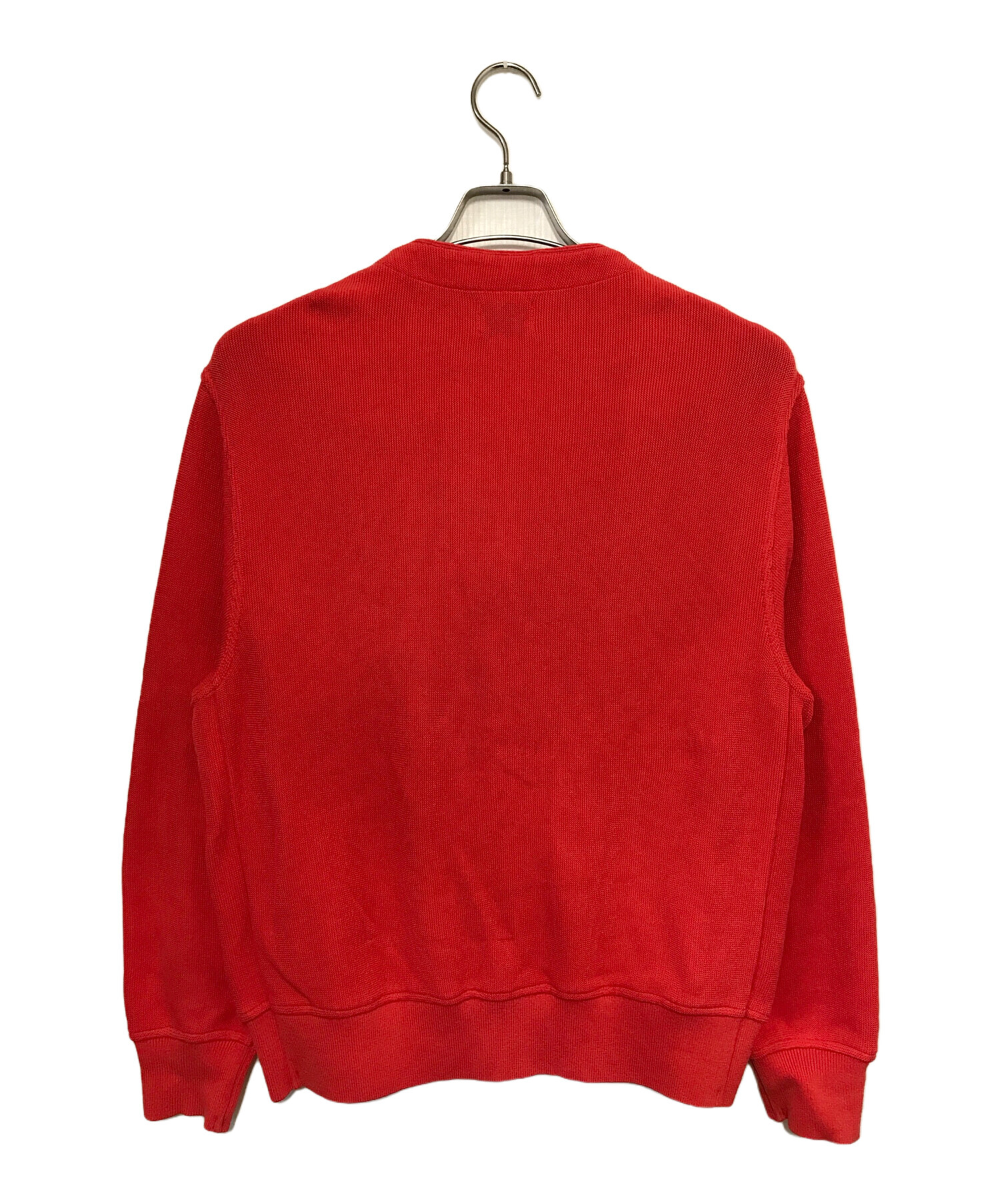 中古・古着通販】YONETOMI (ヨネトミ) GIMA COTTON KNIT C/D レッド