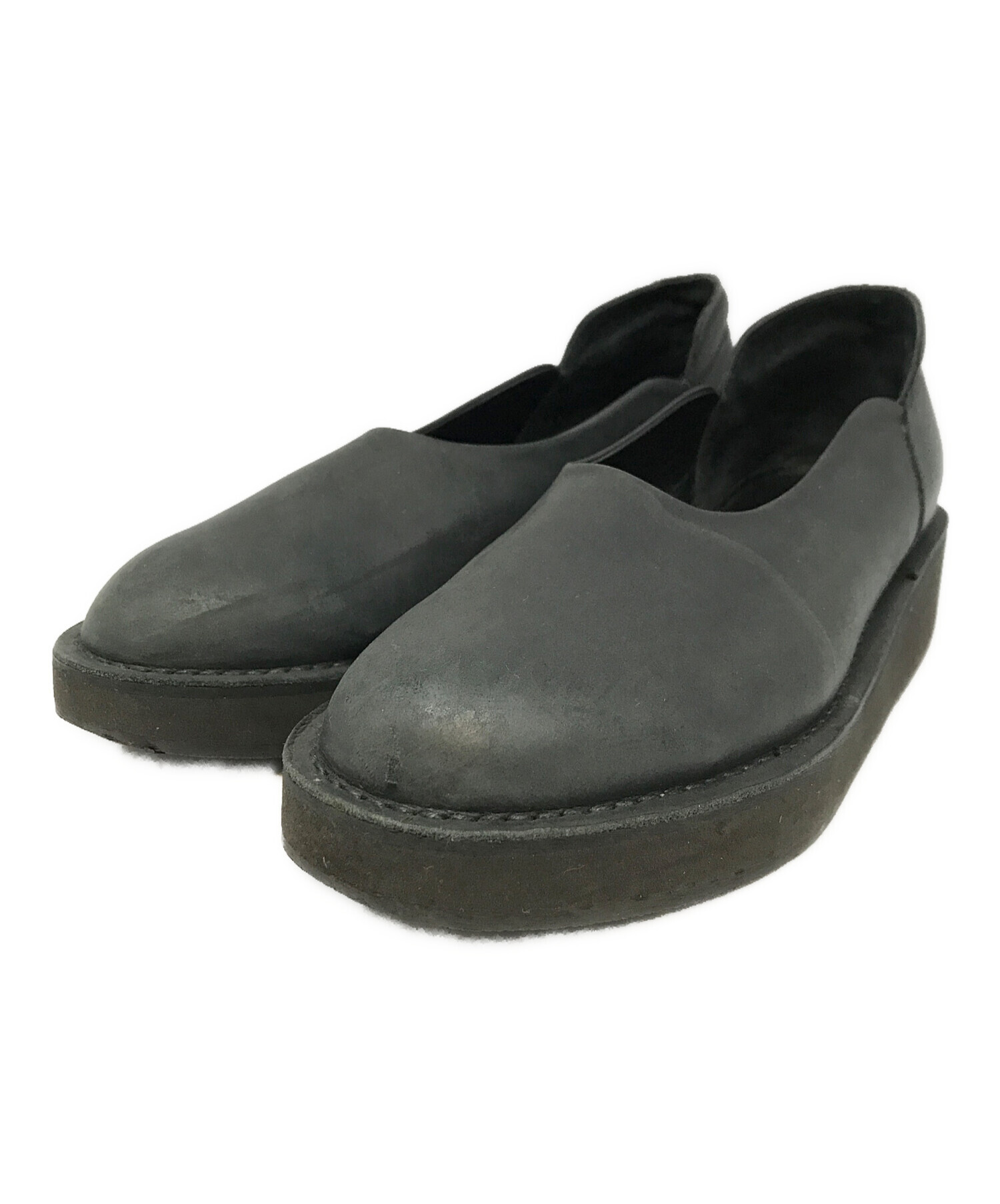 中古・古着通販】YOHJI YAMAMOTO (ヨウジヤマモト) レザーシューズ 