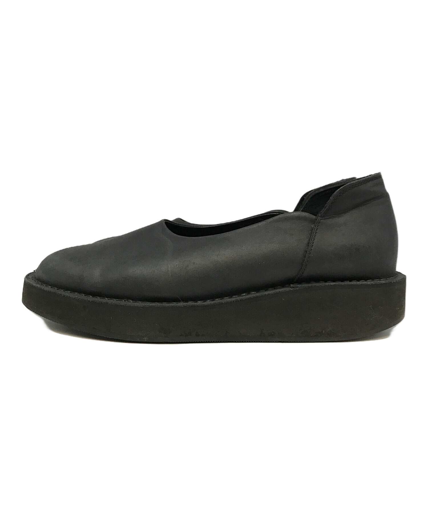 中古・古着通販】YOHJI YAMAMOTO (ヨウジヤマモト) レザーシューズ 