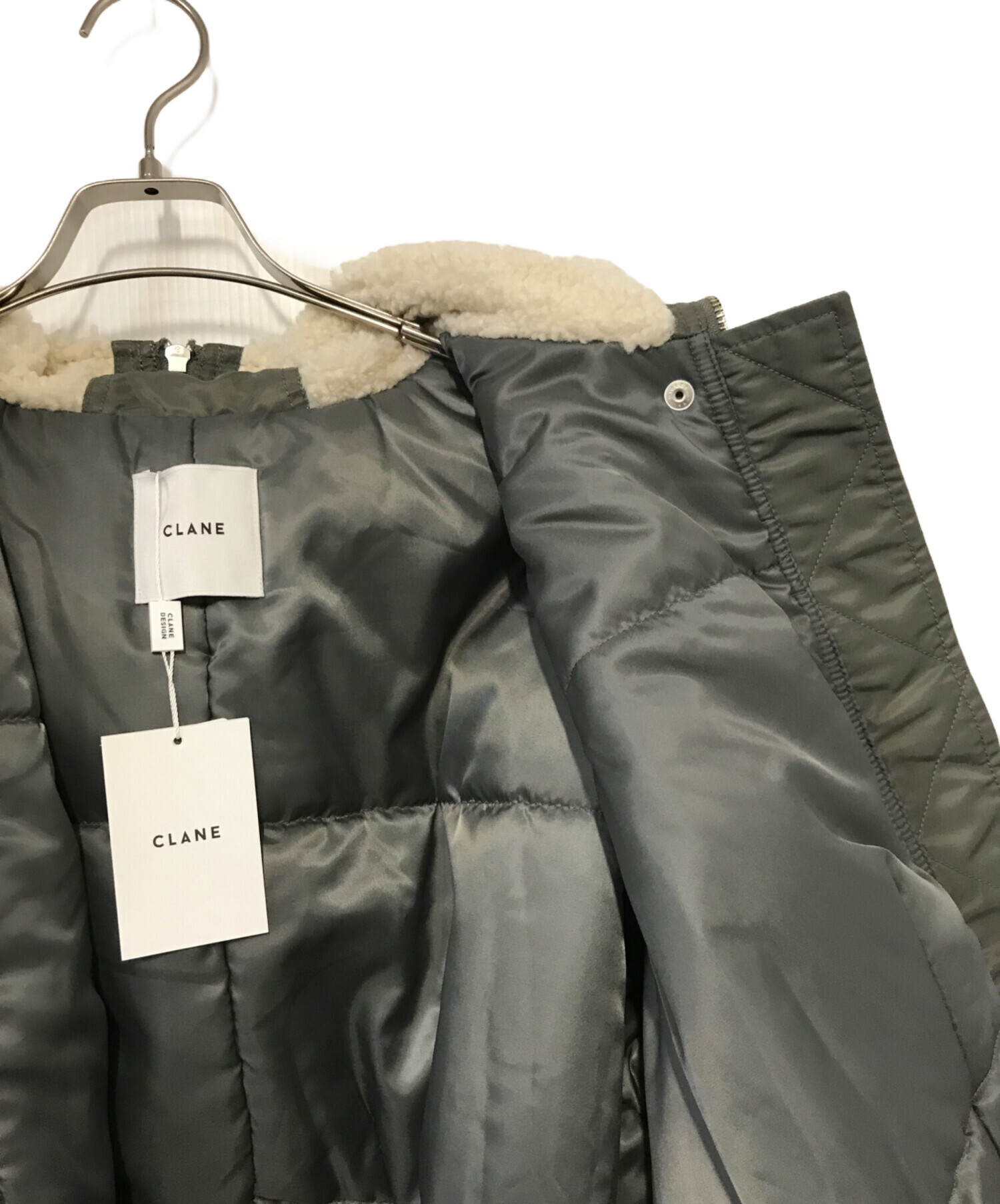 中古・古着通販】CLANE (クラネ) BALLOON DESIGN HOODED N3B カーキ