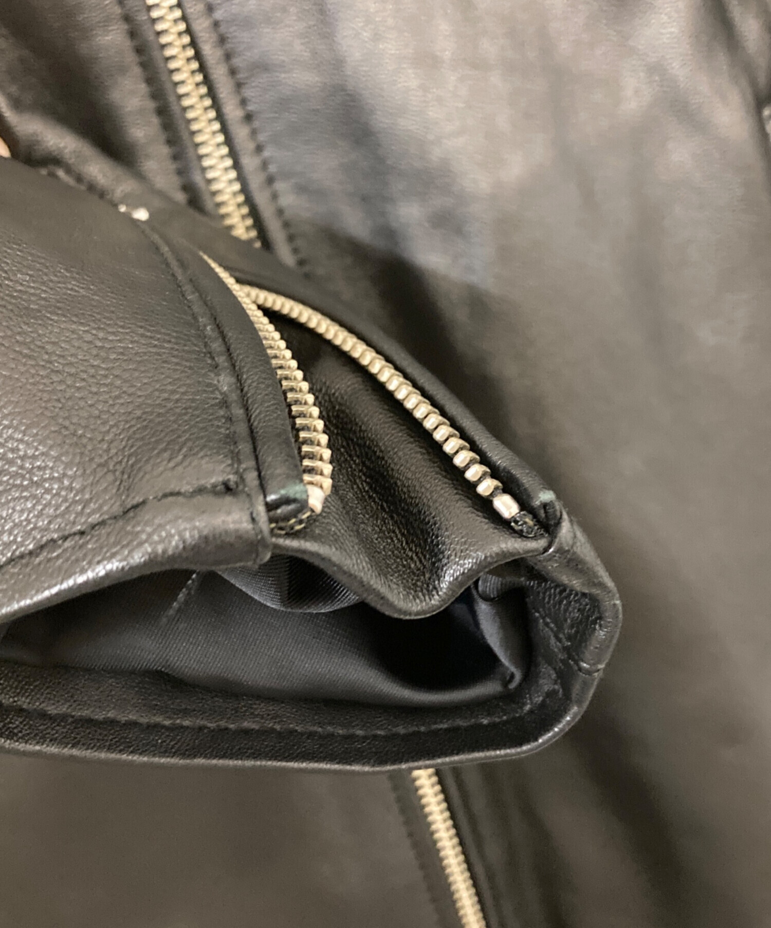 中古・古着通販】STUDIOUS (ステュディオス) ラムレザーシングル