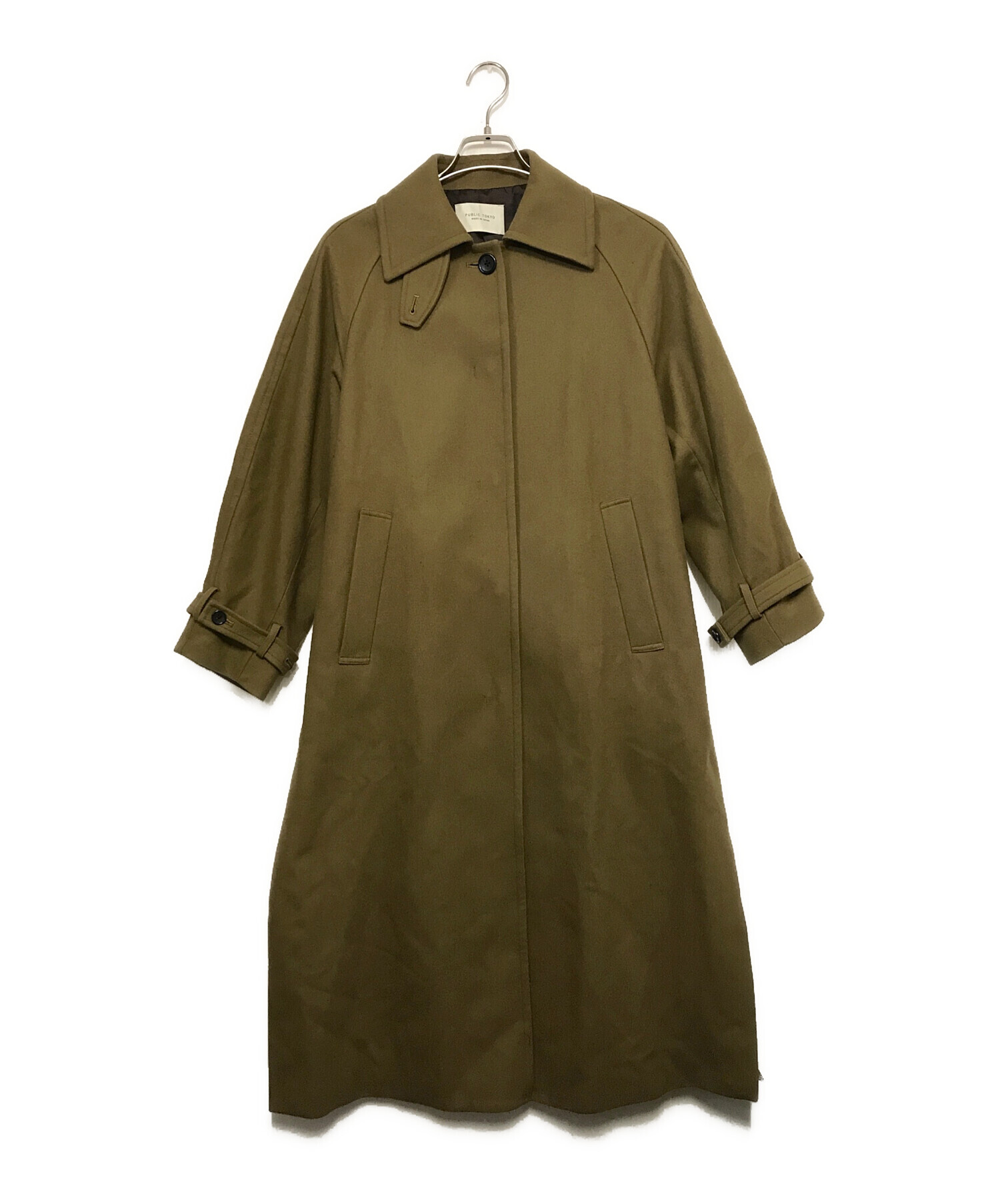PUBLIC TOKYO パブリックトウキョウ カーキ トレンチコート PUBLTOKYO