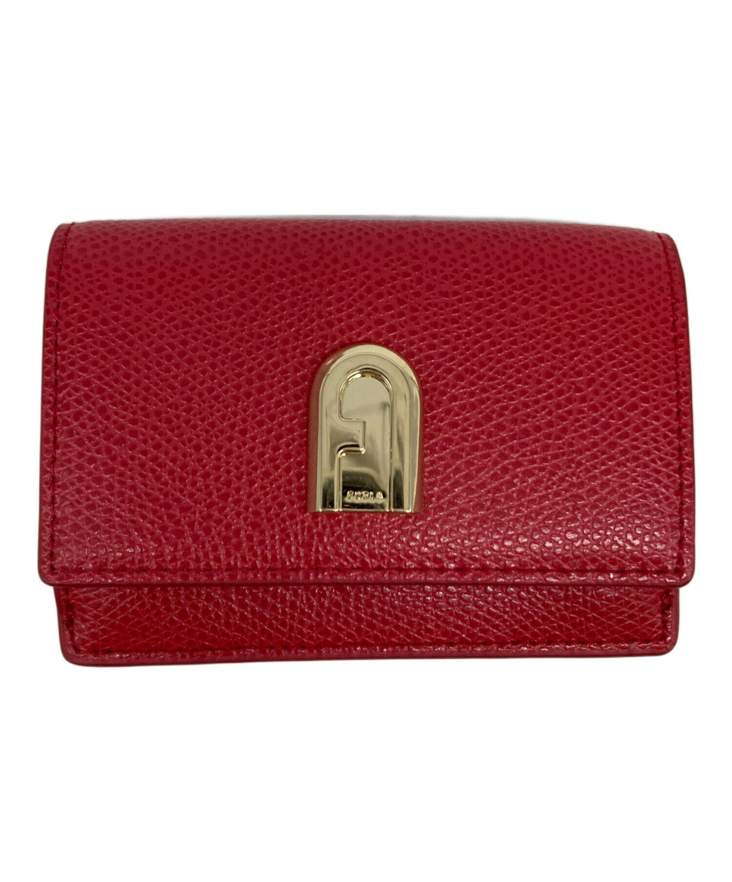 中古・古着通販】FURLA (フルラ) 3つ折り財布 レッド｜ブランド・古着 