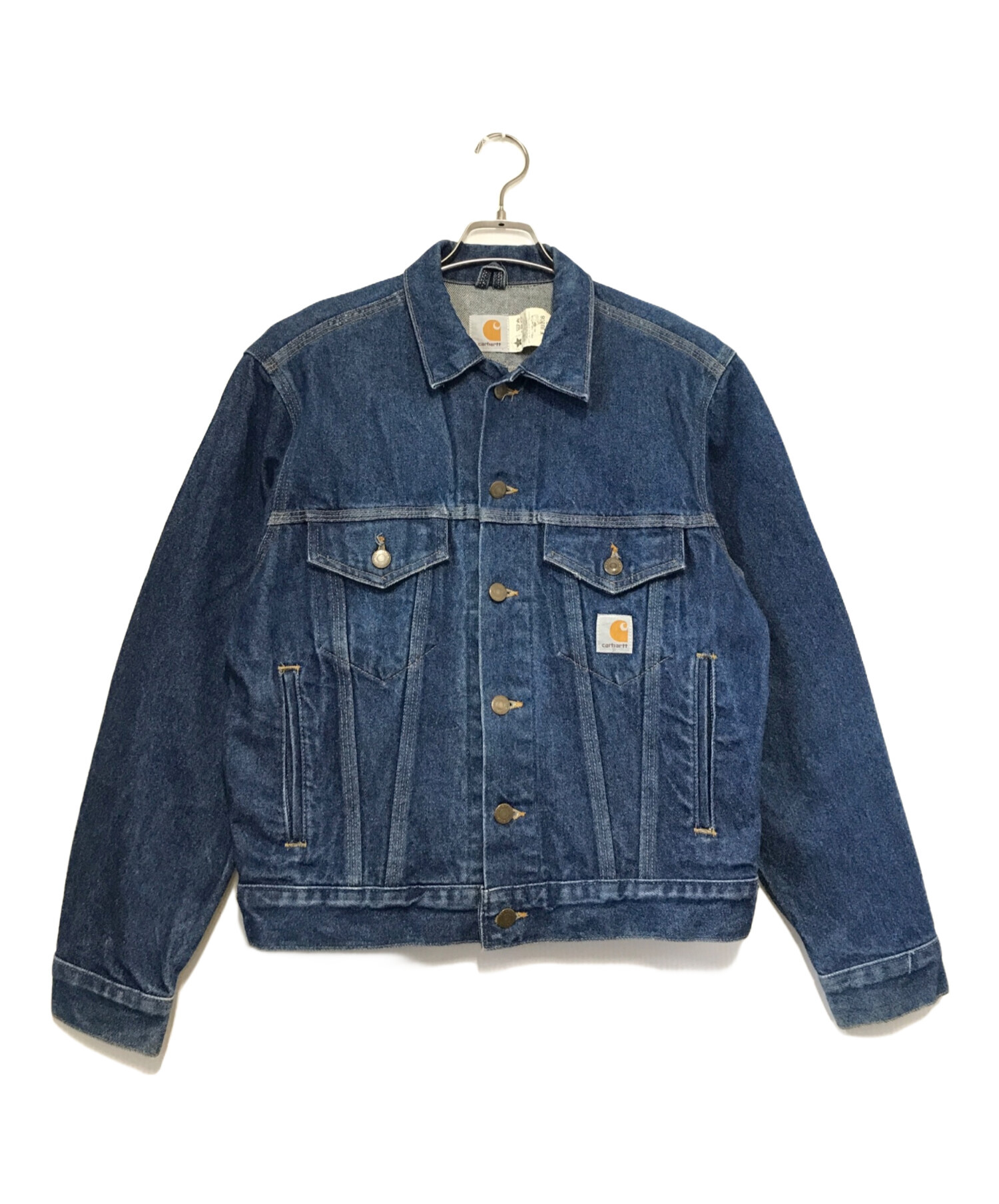 カーハート　デニムジャケット　インディゴ　Ｇジャン　3rd　カーハート　革パッチ 中古・古着通販】CarHartt (カーハート) 3rdタイプデニム