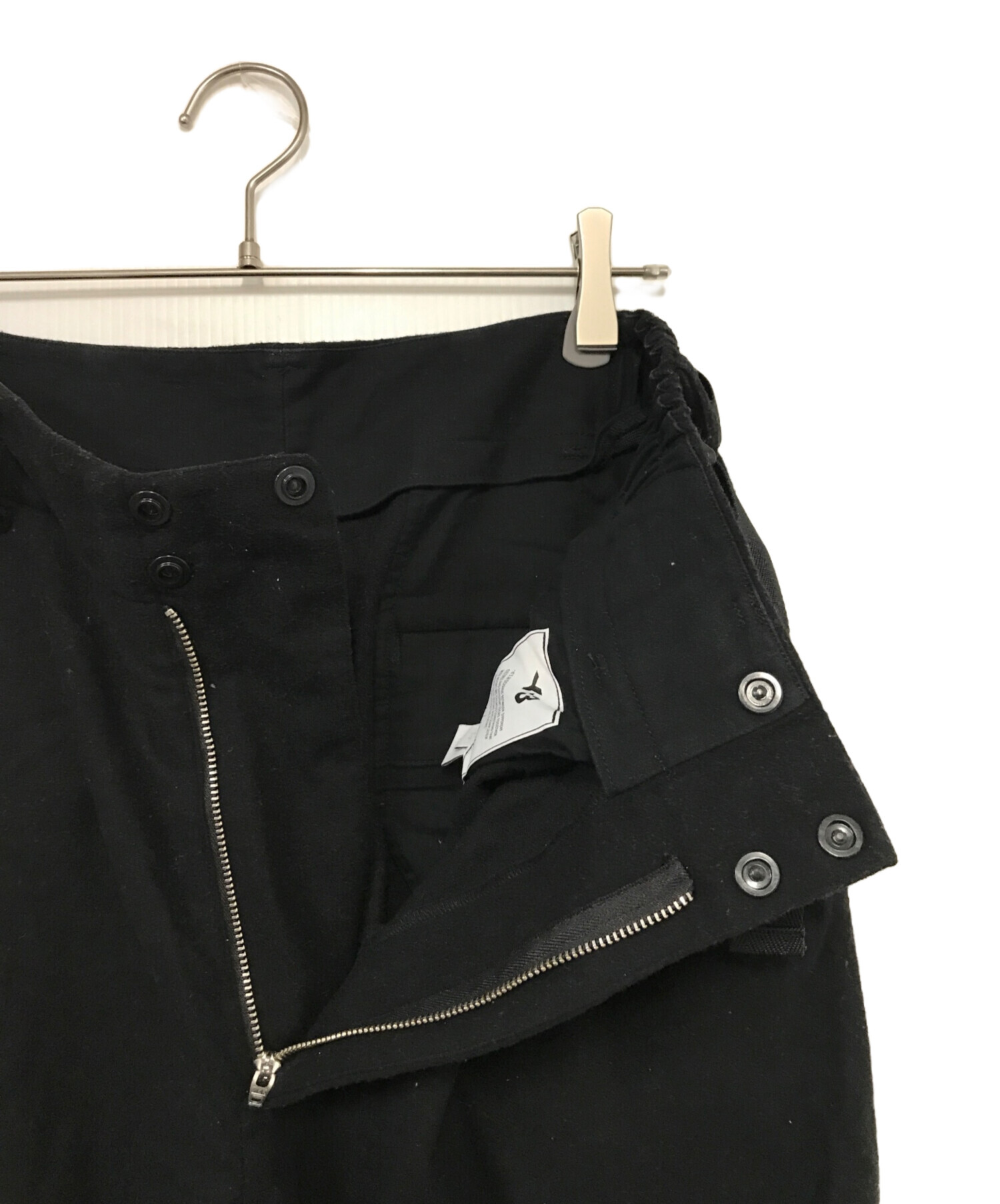 中古・古着通販】Y-3 (ワイスリー) タックウールジョガーパンツ