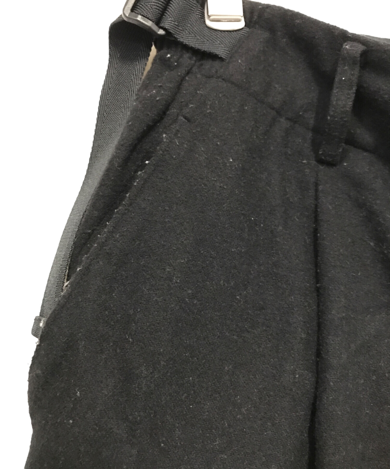 中古・古着通販】Y-3 (ワイスリー) タックウールジョガーパンツ