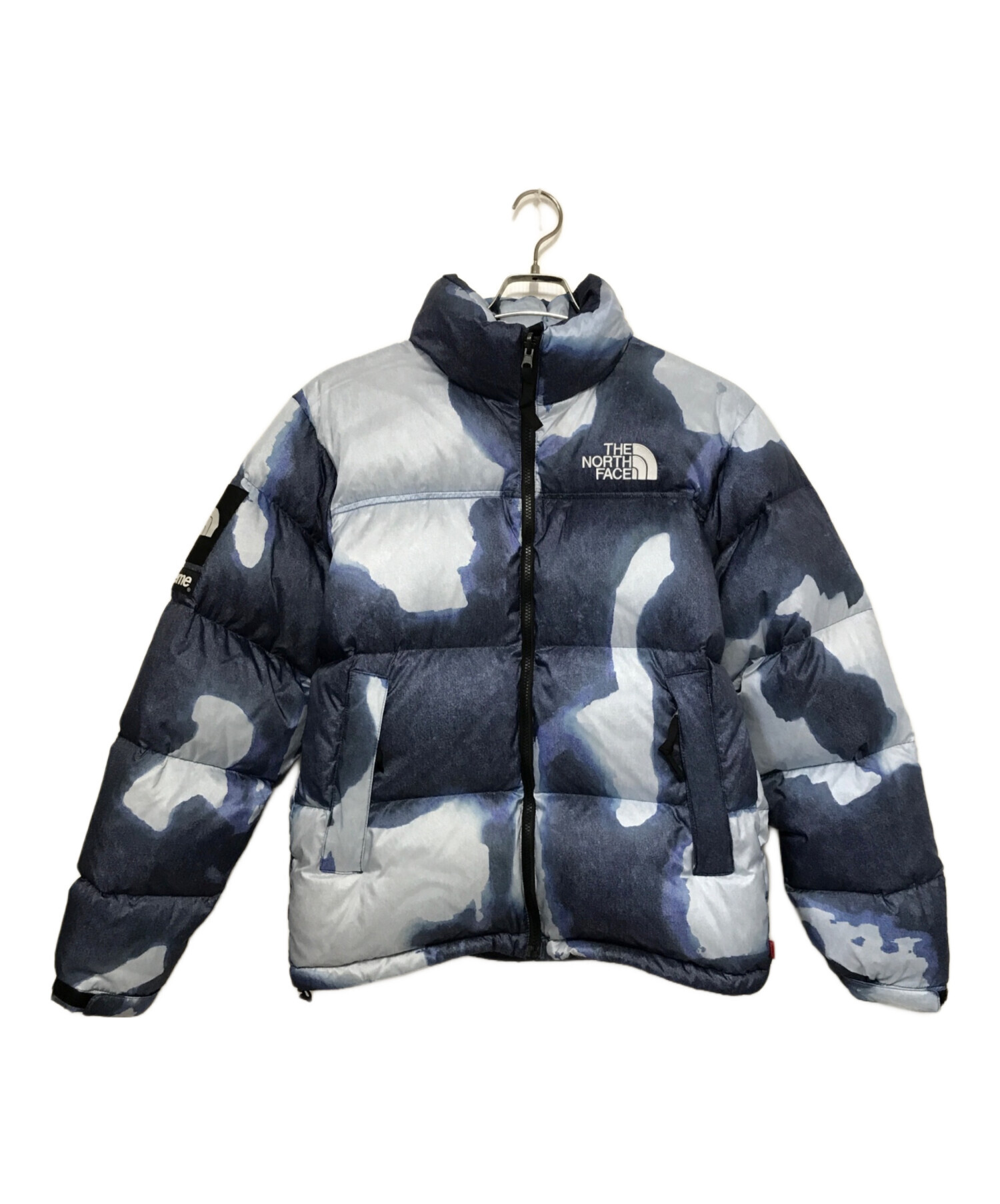 【L最安値】シュプリームBleached Denim PrintNuptse Supreme®/The North Face® Bleached Denim Print Nuptse Jacket