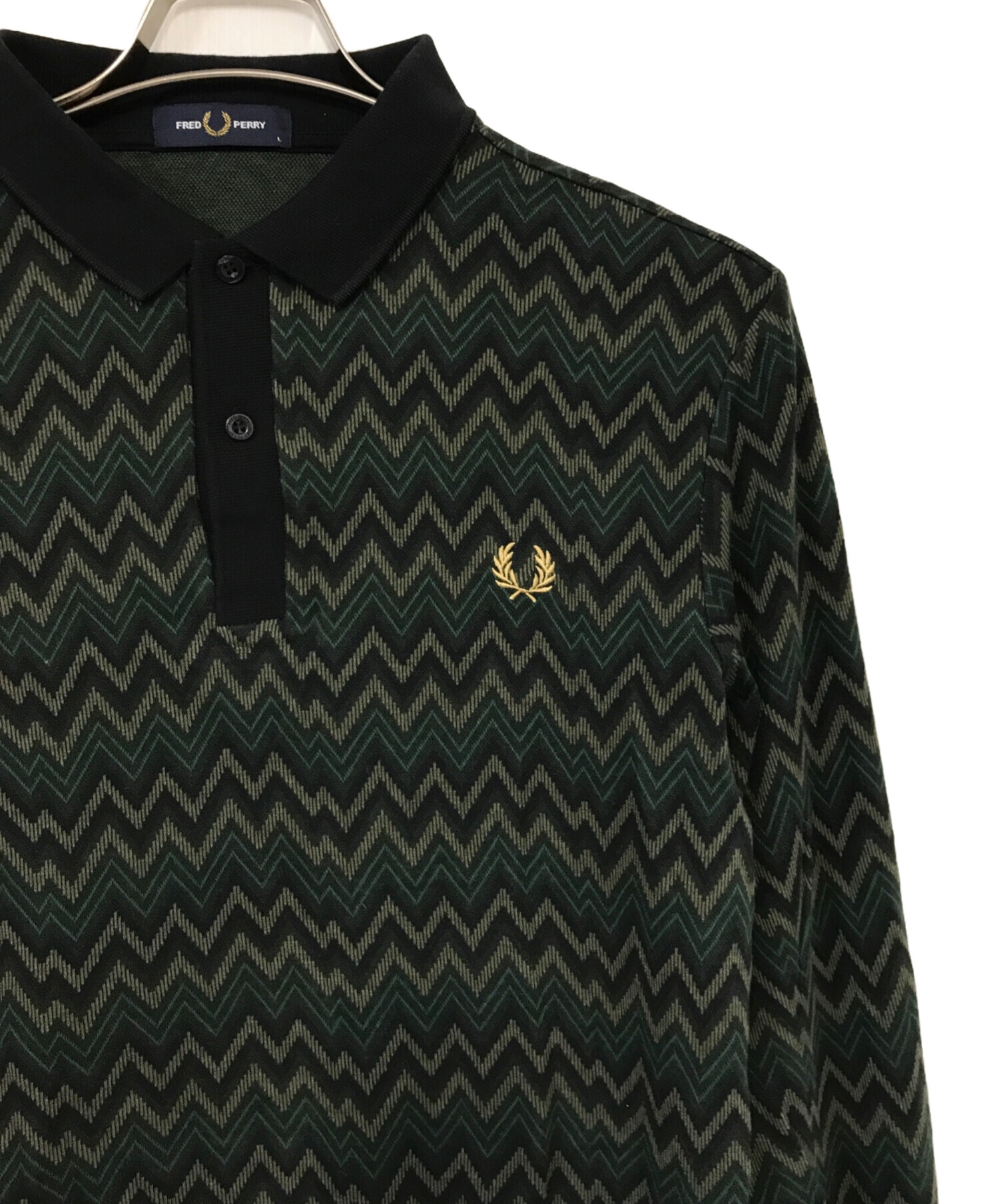 中古・古着通販】FRED PERRY (フレッドペリー) 総柄ポロシャツ 