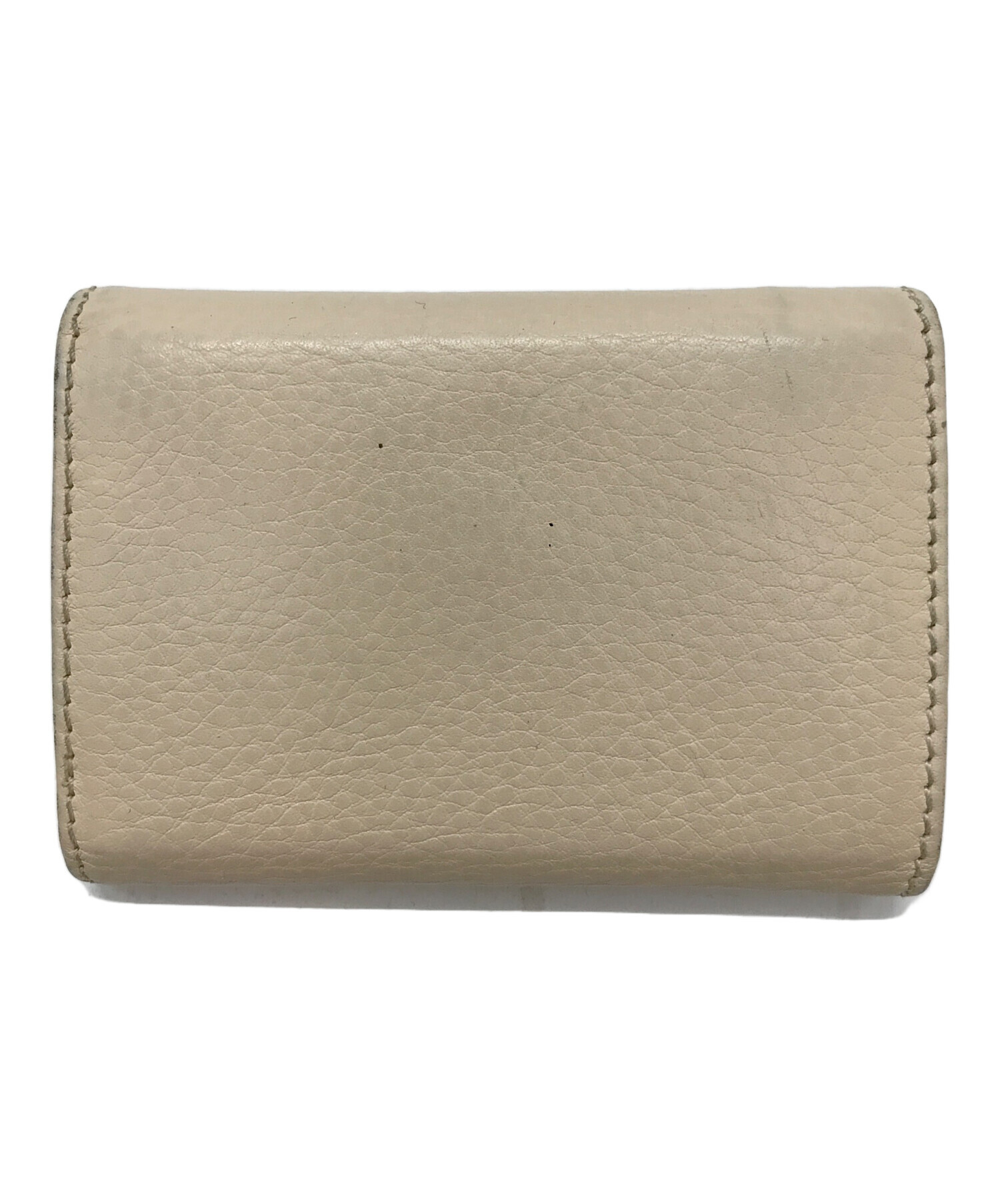 中古・古着通販】Chloe (クロエ) 3つ折り財布 ベージュ｜ブランド 