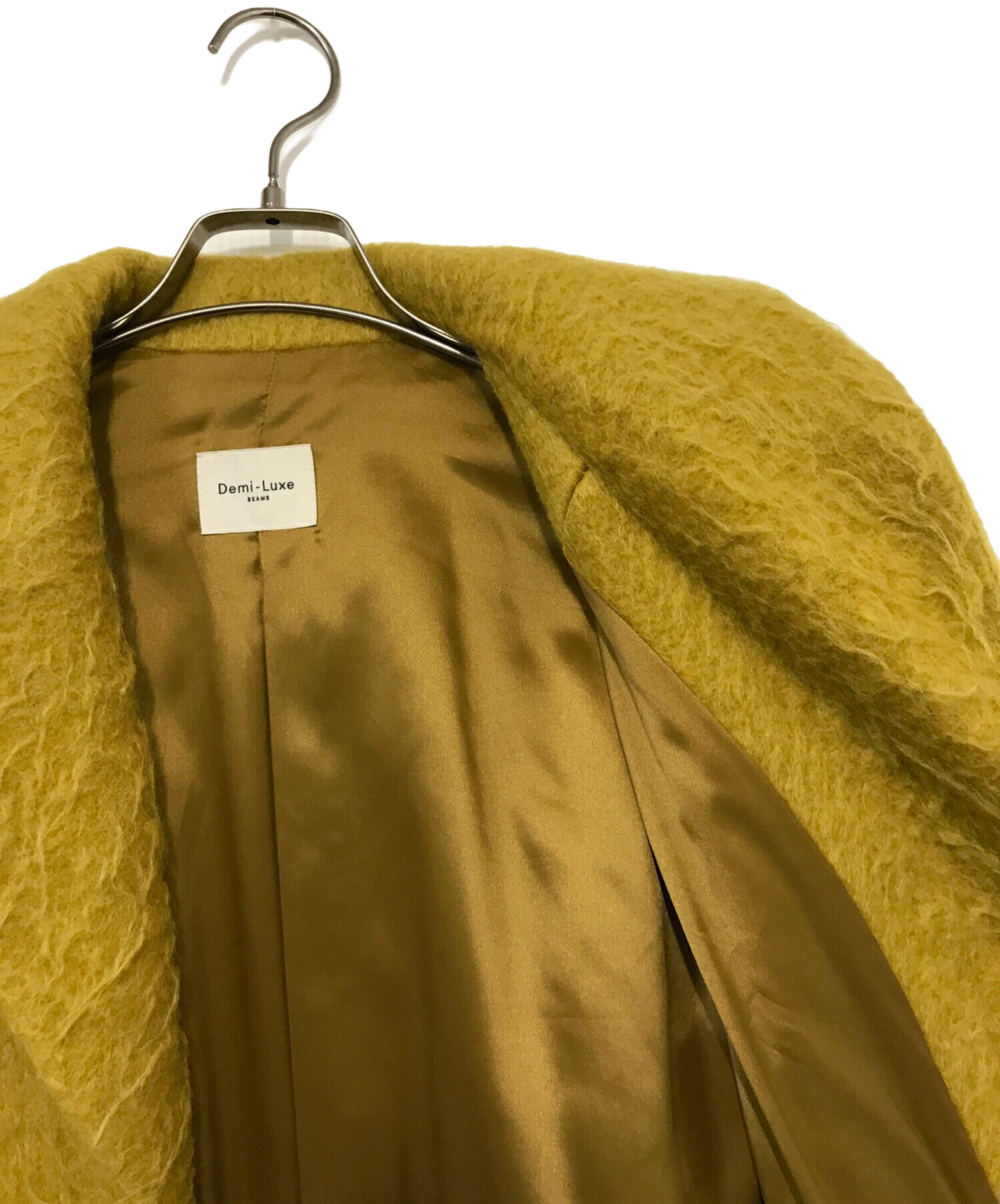 【Demi-Luxe BEAMS】サイズ36 シャギー ショールカラー コート Demi-Luxe BEAMS（デミルクス ビームス）の「Demi-Luxe BEAMS