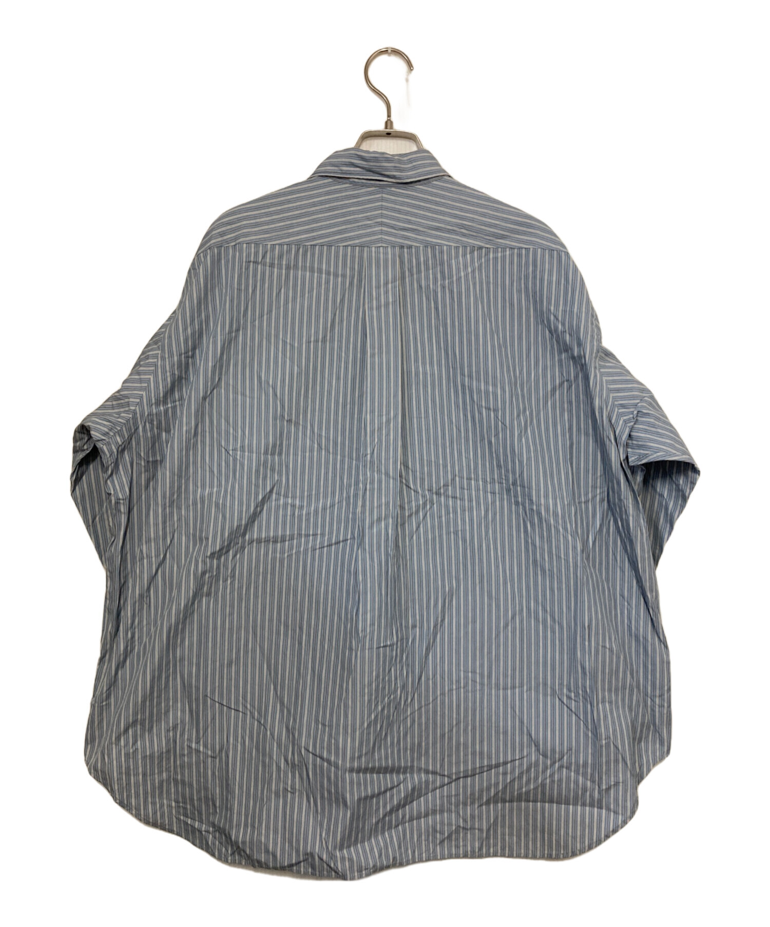 中古・古着通販】LENO (リノ) STANDARD SHIRT【STRIPE】 ブルー サイズ