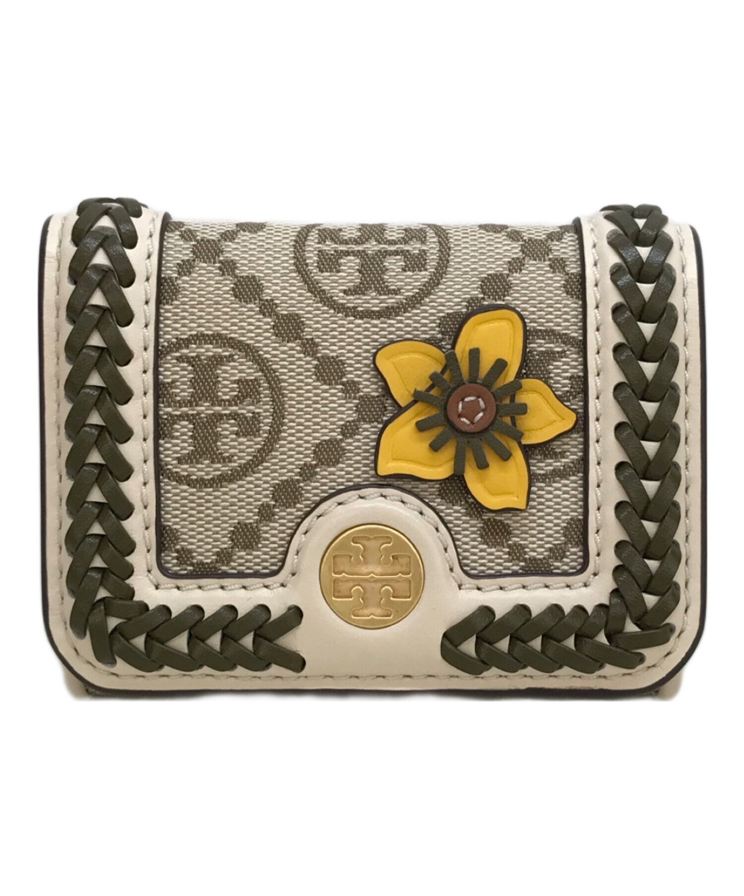 中古・古着通販】TORY BURCH (トリーバーチ) キャンバスフラワー装飾三 