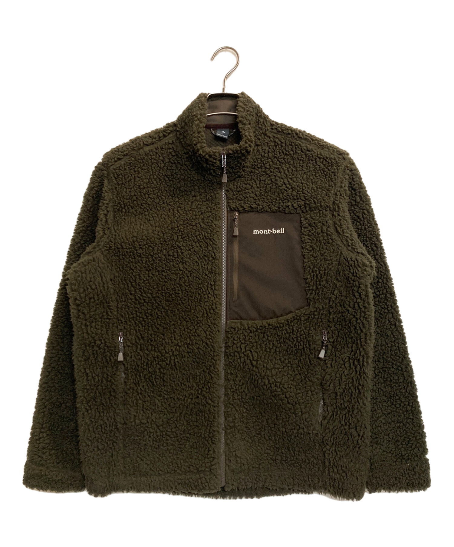 アウトドア mont-bell クリマプラスシーリング ジャケット L ブラウン 