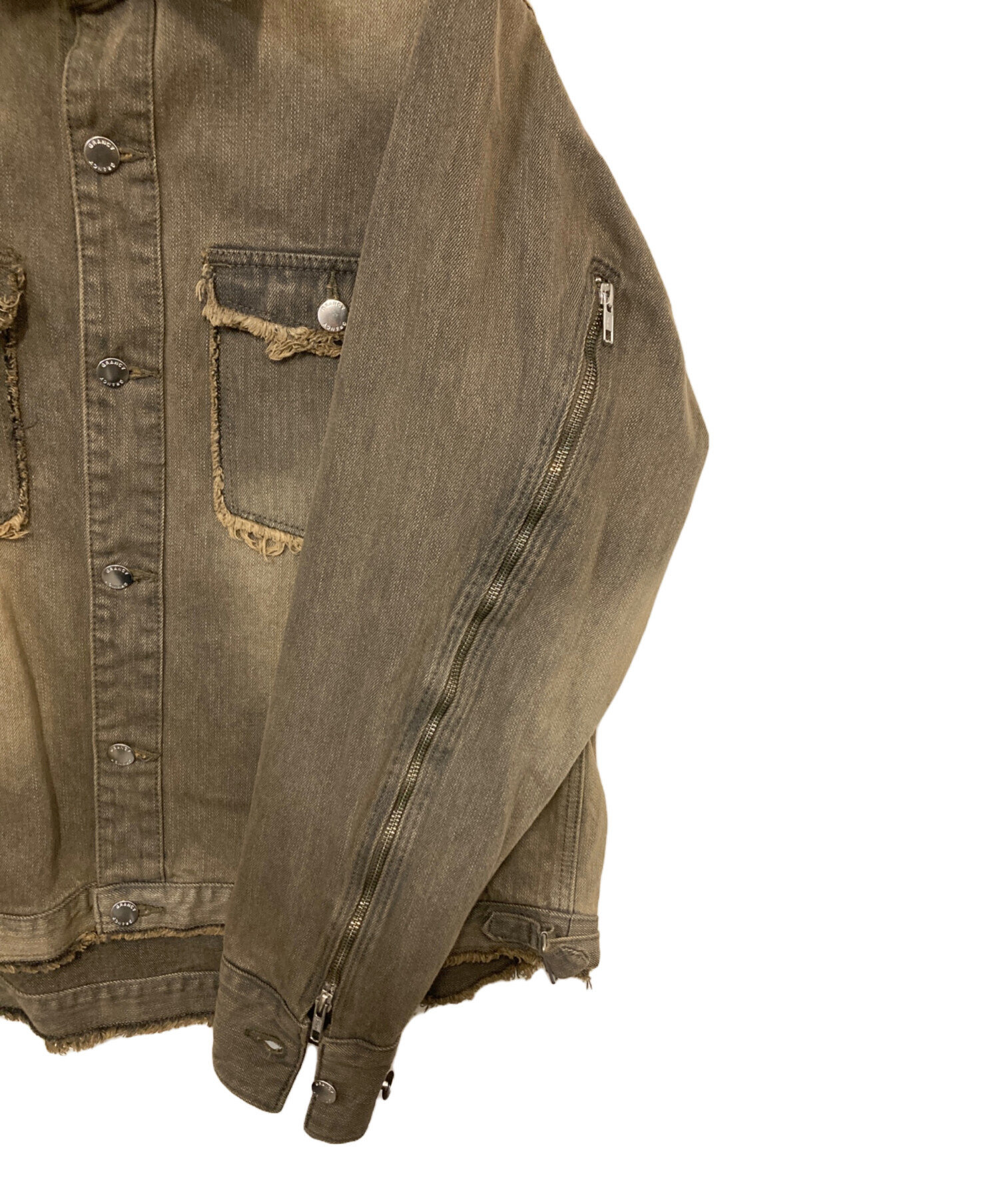 中古・古着通販】GRANCY (グランシー) ジップデザインデニムジャケット