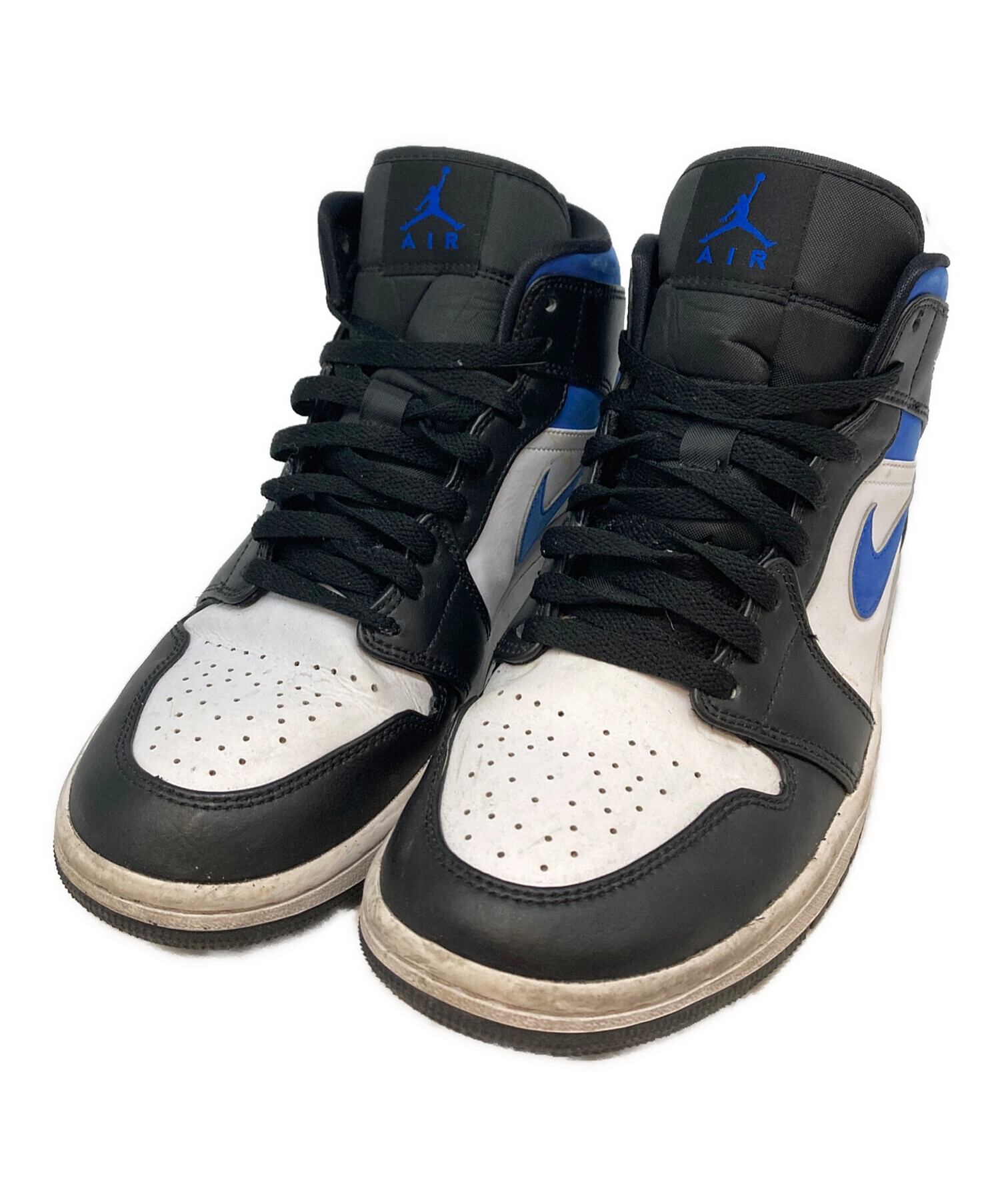 中古・古着通販】NIKE (ナイキ) AIR JORDAN 1 MID BLACK ブラック 