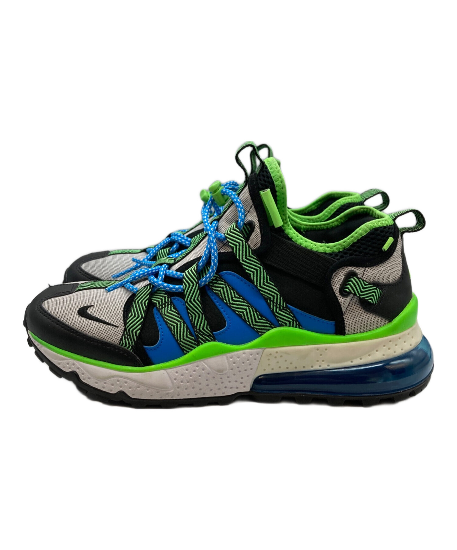 中古・古着通販】NIKE (ナイキ) AIR MAX 270 BOWFIN ブラック×グリーン 