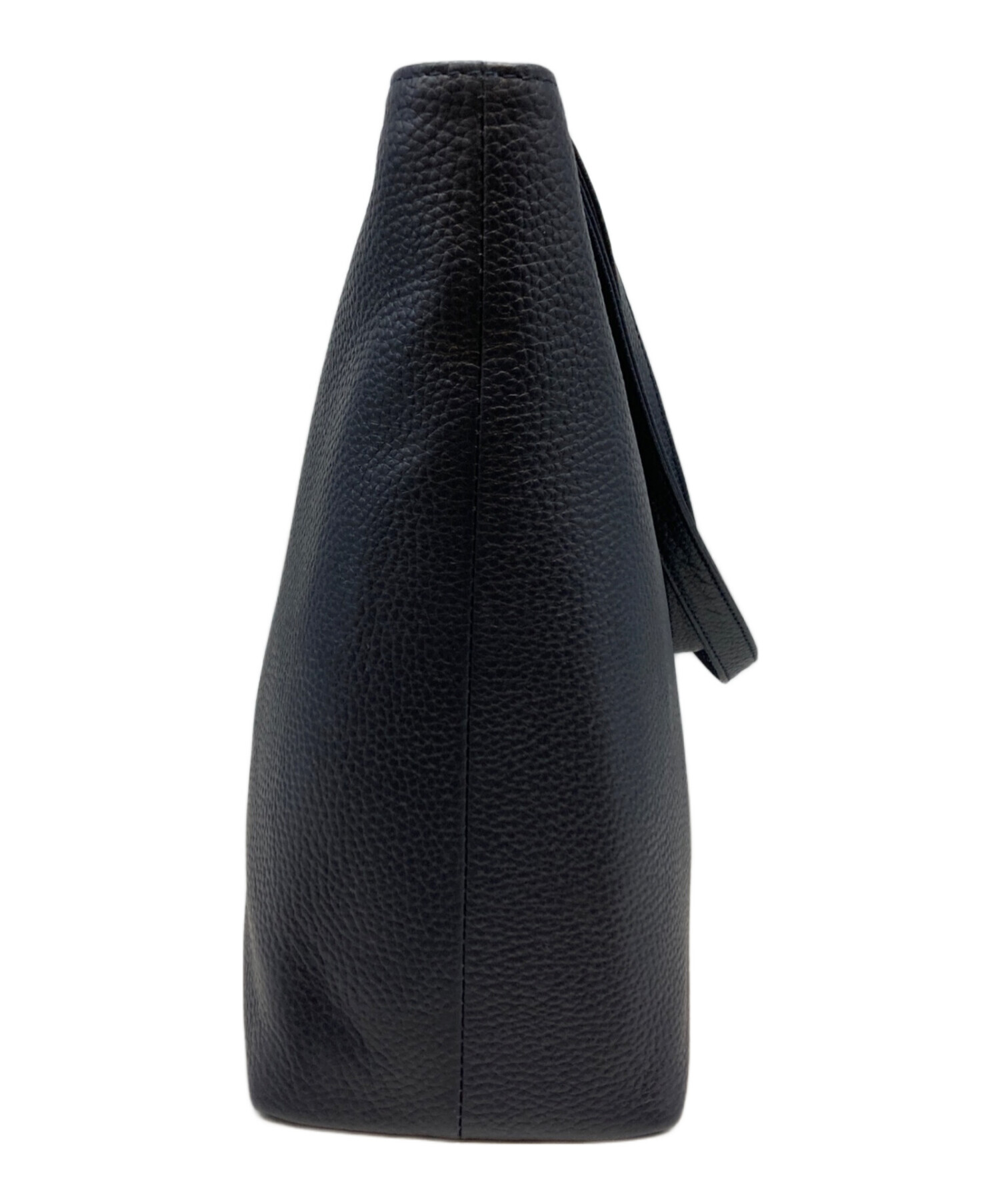 中古・古着通販】HushTug (ハッシュタグ) レザートートバッグ ネイビー