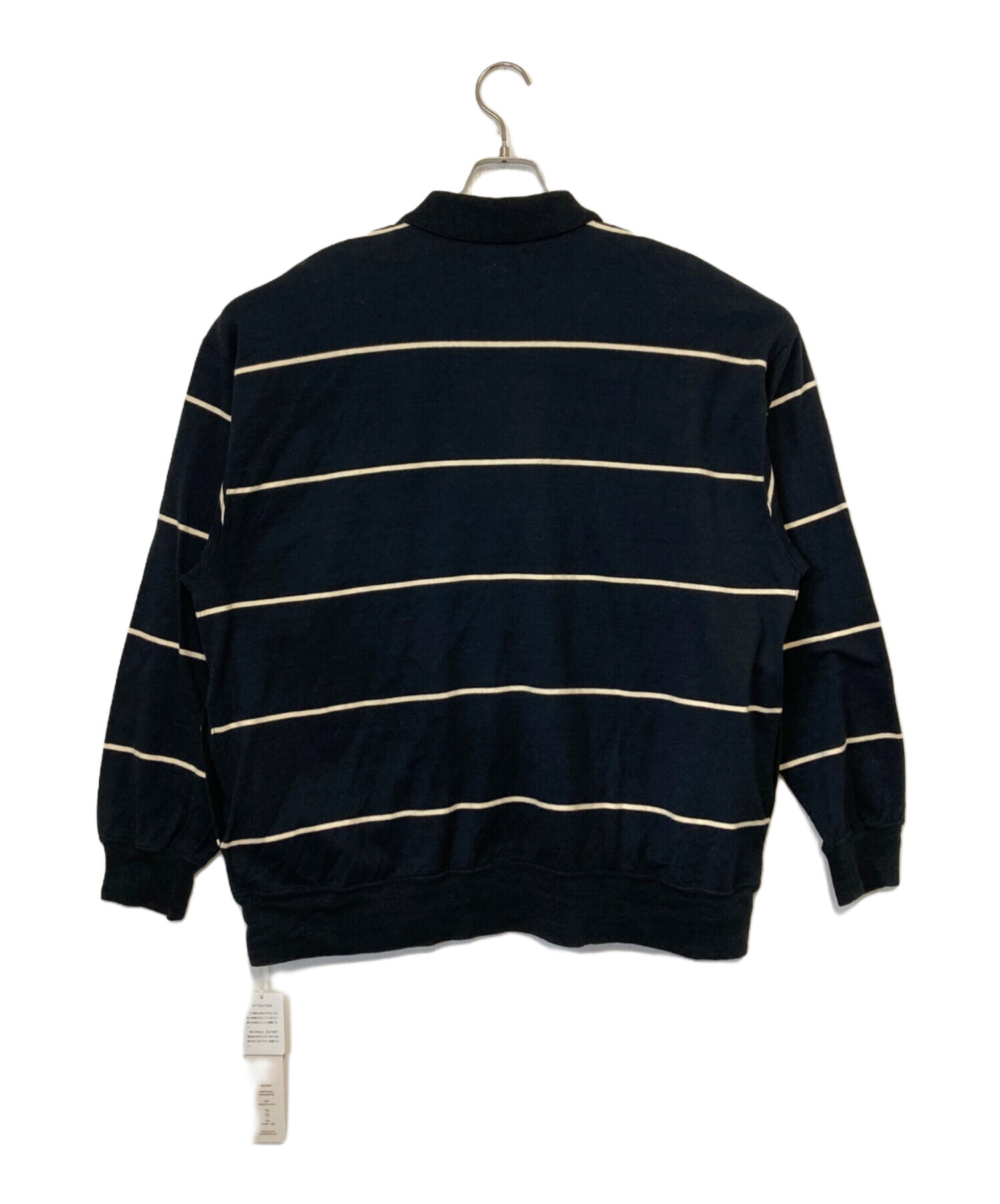 中古・古着通販】blurhms (ブラームス) C/NAPP Border Collared Harf 