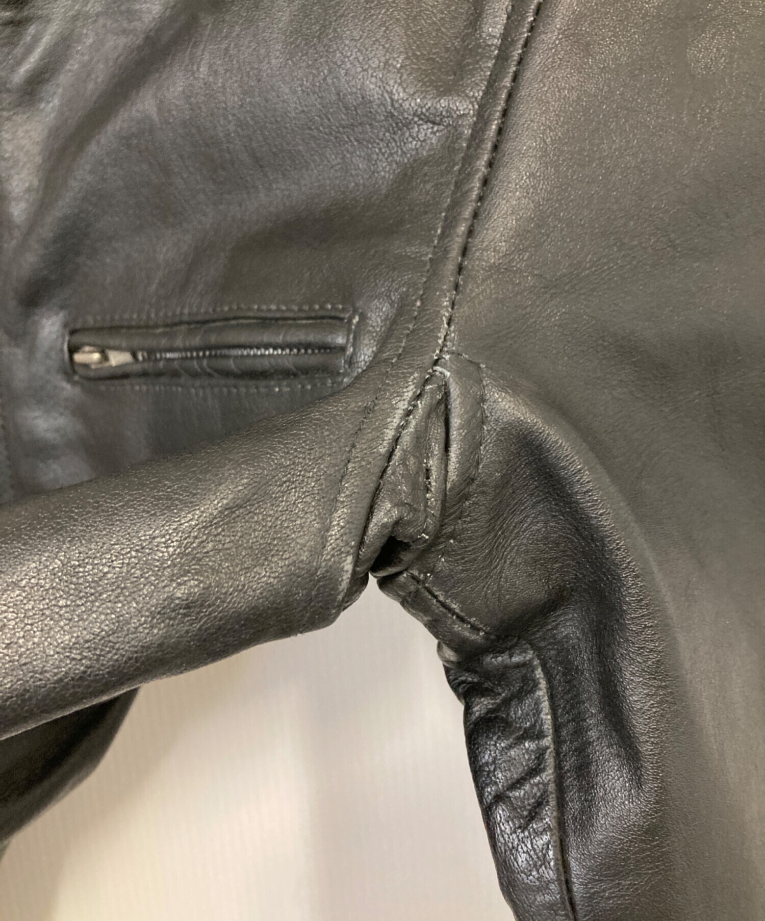 中古・古着通販】HORN WORKS (ホーンワークス) バッファローレザー 