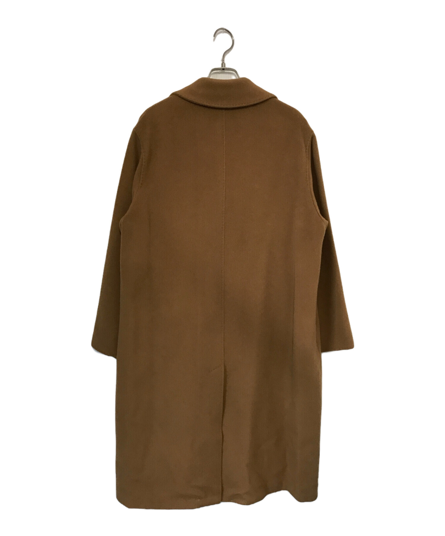 中古・古着通販】MaxMara (マックスマーラ) カシミヤコート ブラウン