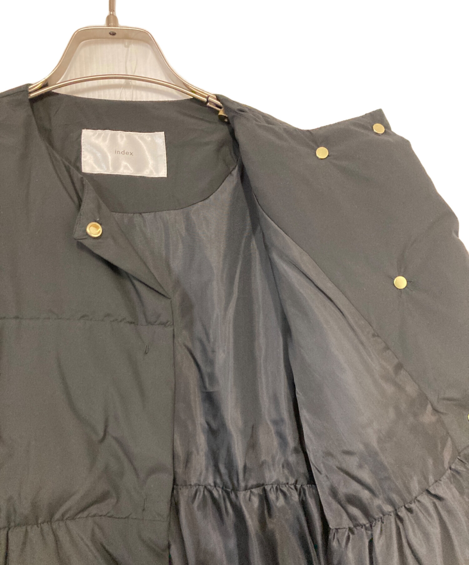中古・古着通販】index (インデックス) KAWADAダウン 撥水ノーカラー 