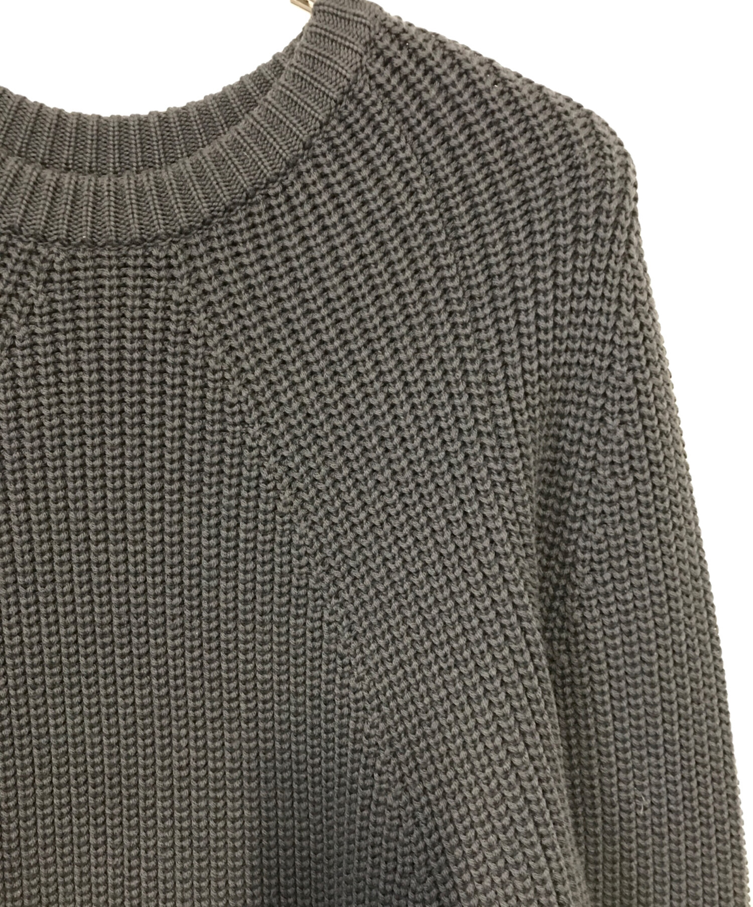 中古・古着通販】BATONER (バトナ―) SIGNATURE CREW NECK D.Gray