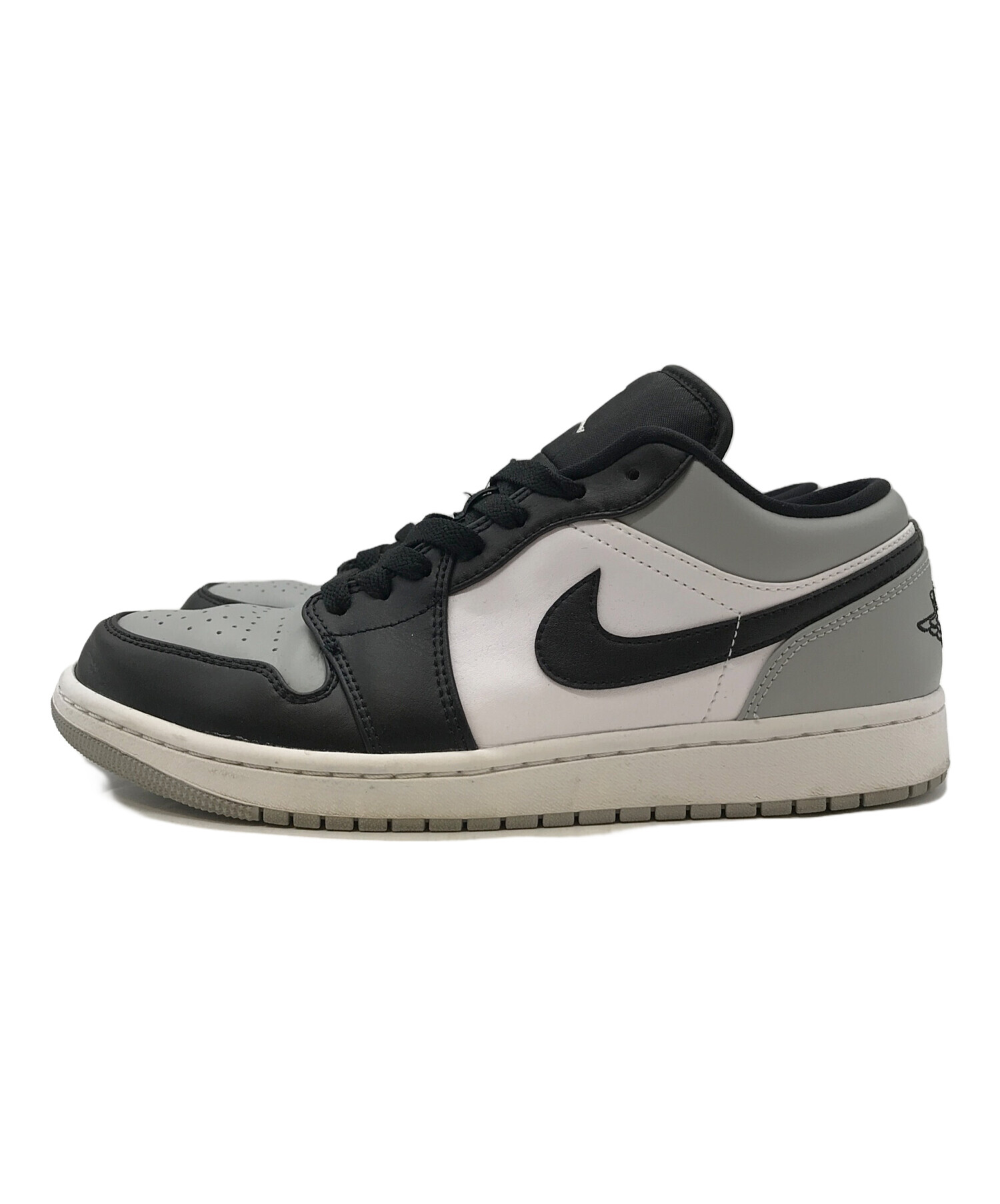 中古・古着通販】NIKE (ナイキ) AIR JORDAN 1 LOW ブラック×グレー 
