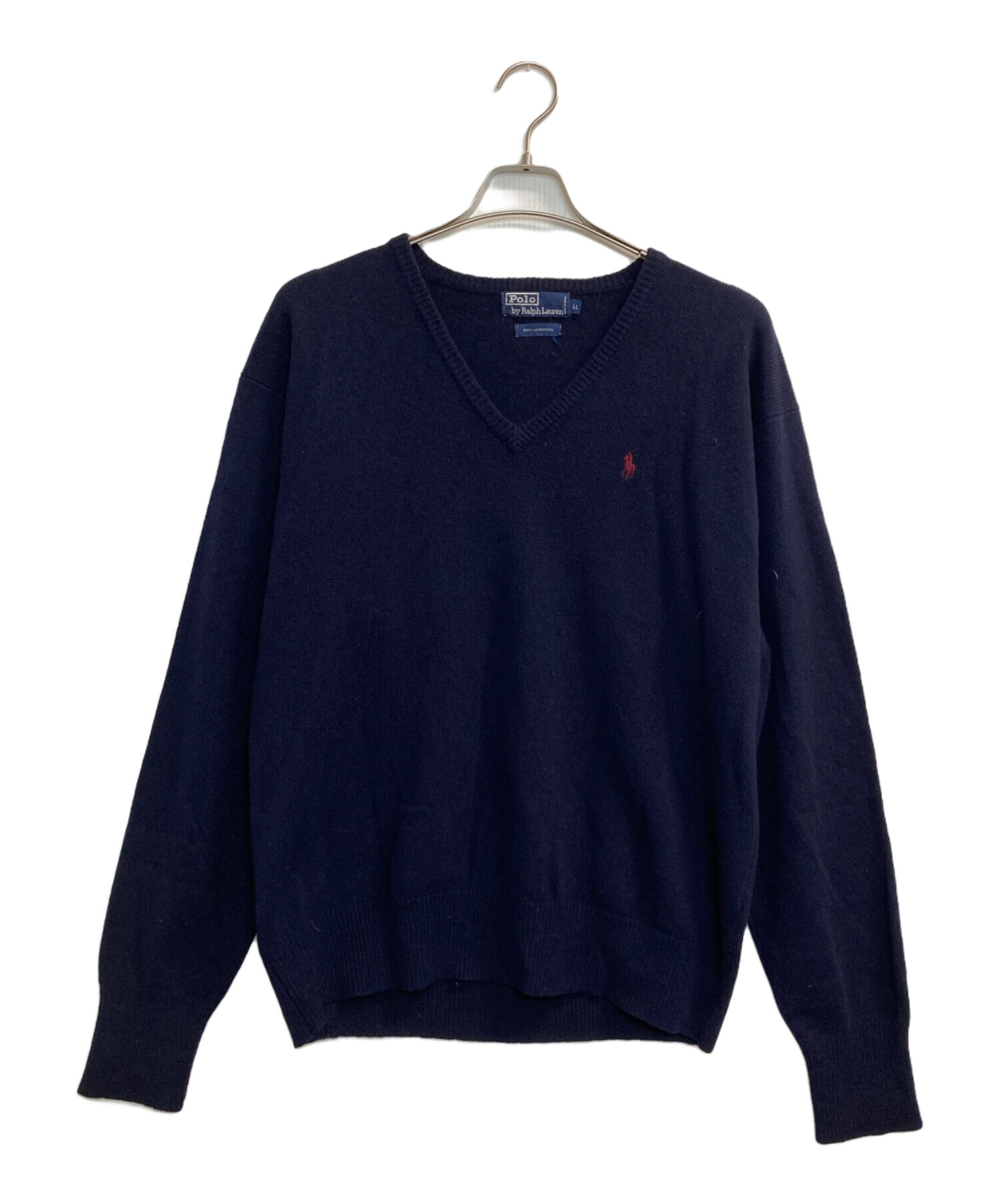 【人気カラー】ポロ ラルフローレン Vネック ウール ニット セーター 古着 中古・古着通販】POLO RALPH LAUREN (ポロ・ラルフローレン) ウールV