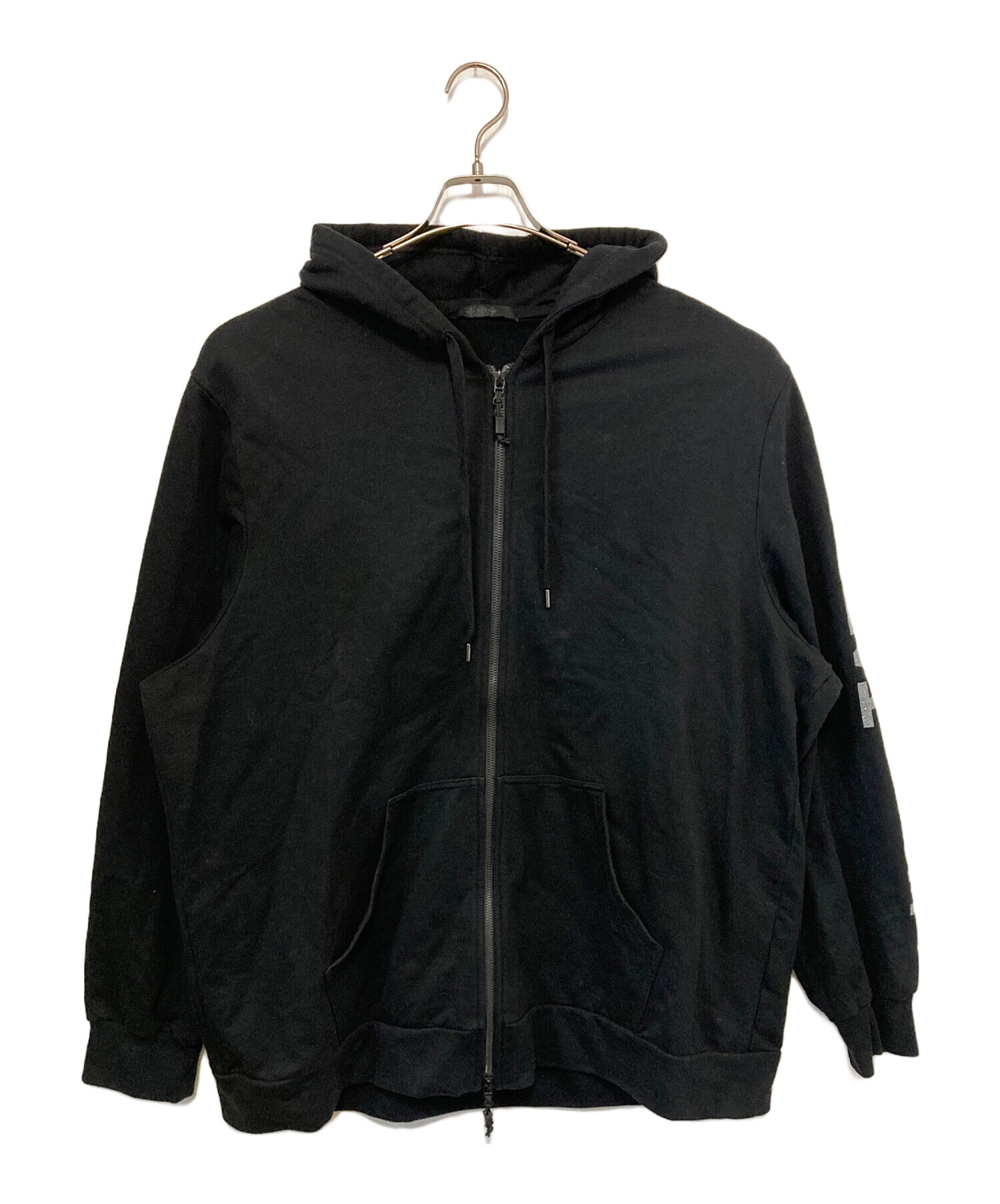 中古・古着通販】TATRAS (タトラス) ジップパーカー ブラック サイズ 