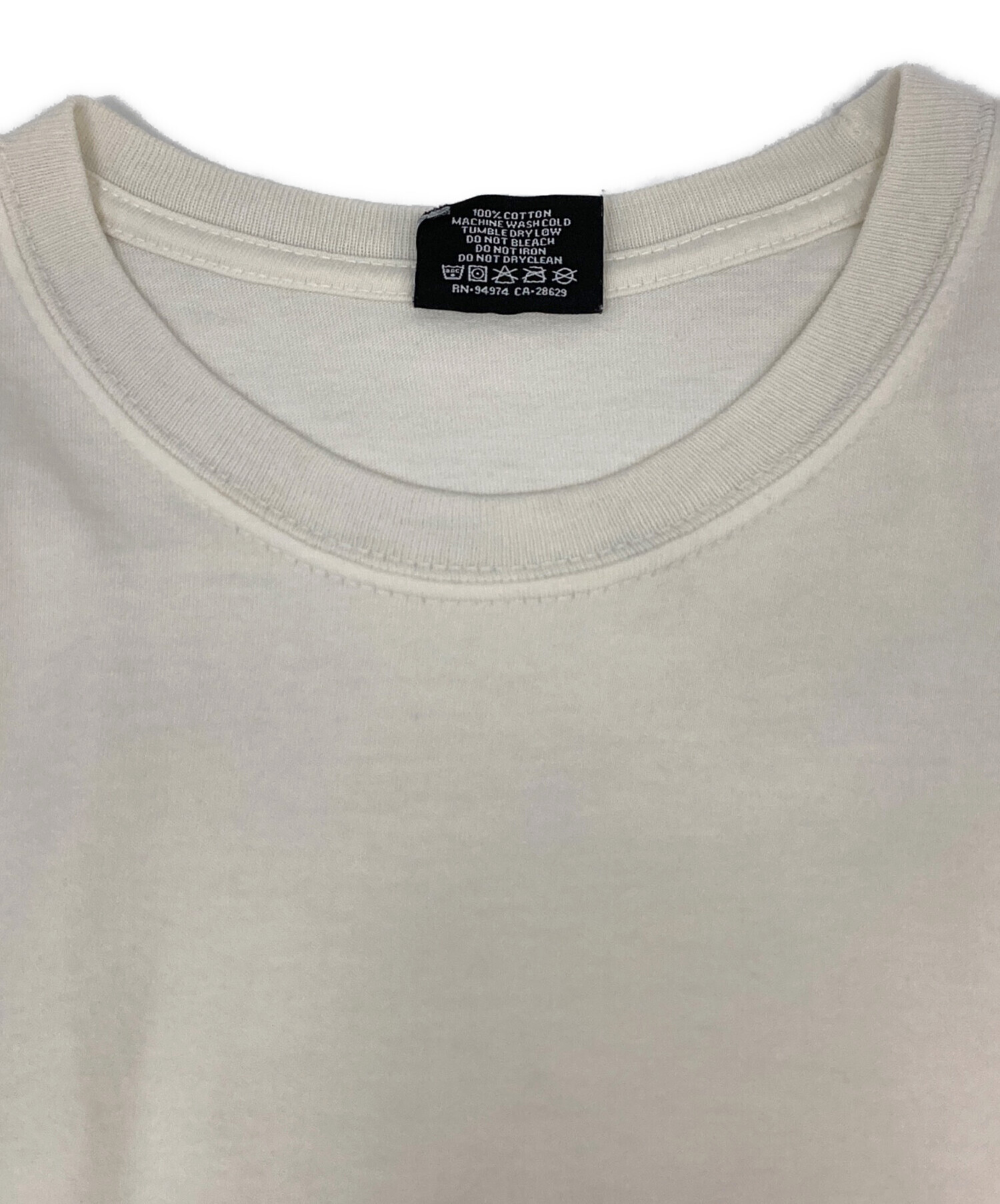 中古・古着通販】stussy (ステューシー) Tシャツ グリーン×ホワイト 