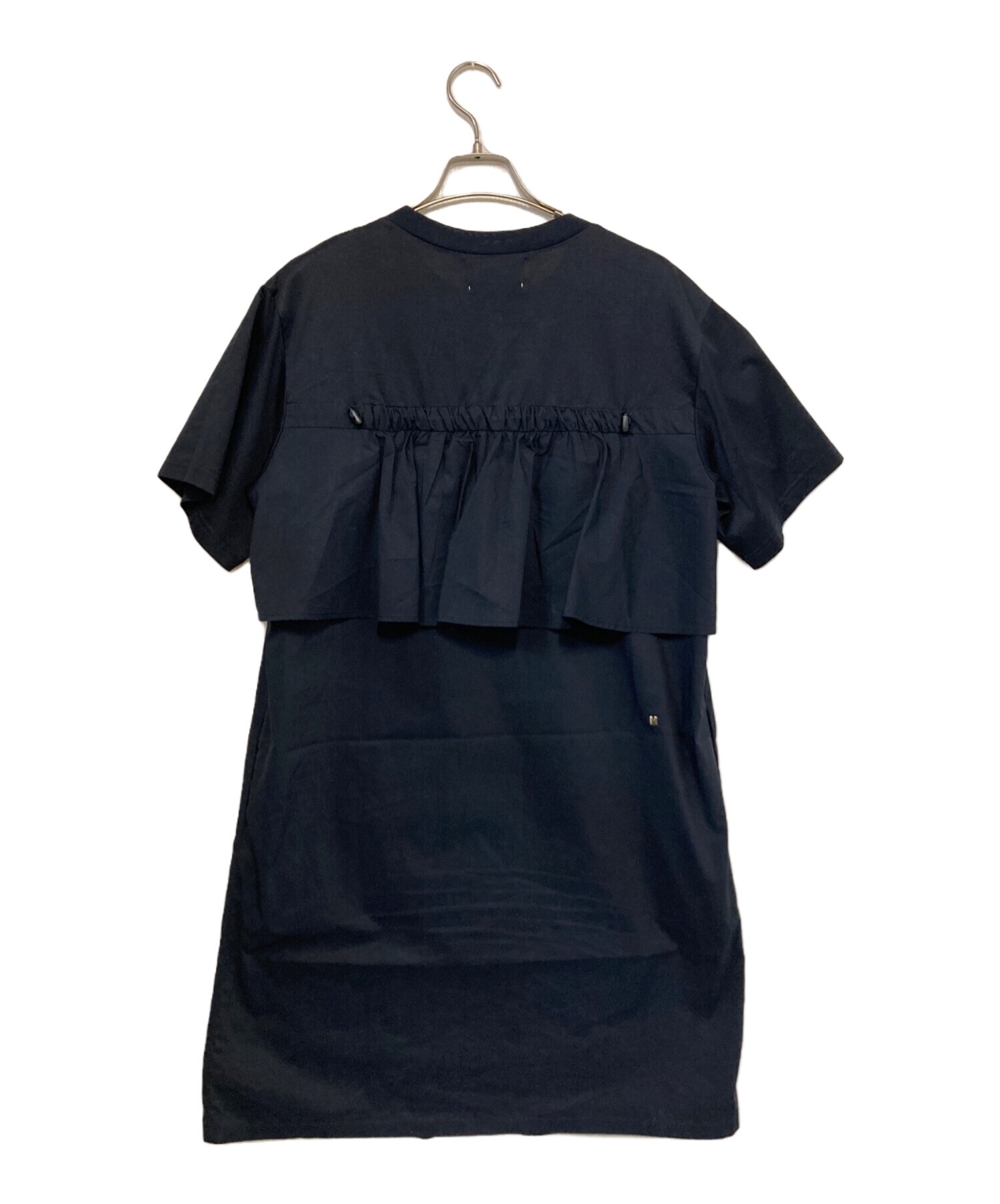 中古・古着通販】MUVEIL (ミュベール) バックフリルワンピース 