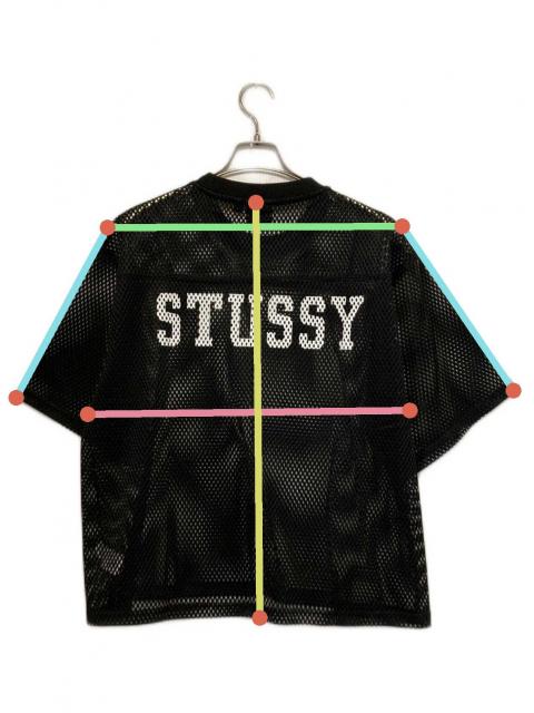 中古・古着通販】stussy (ステューシー) Team Jersey 80 Mesh ブラック