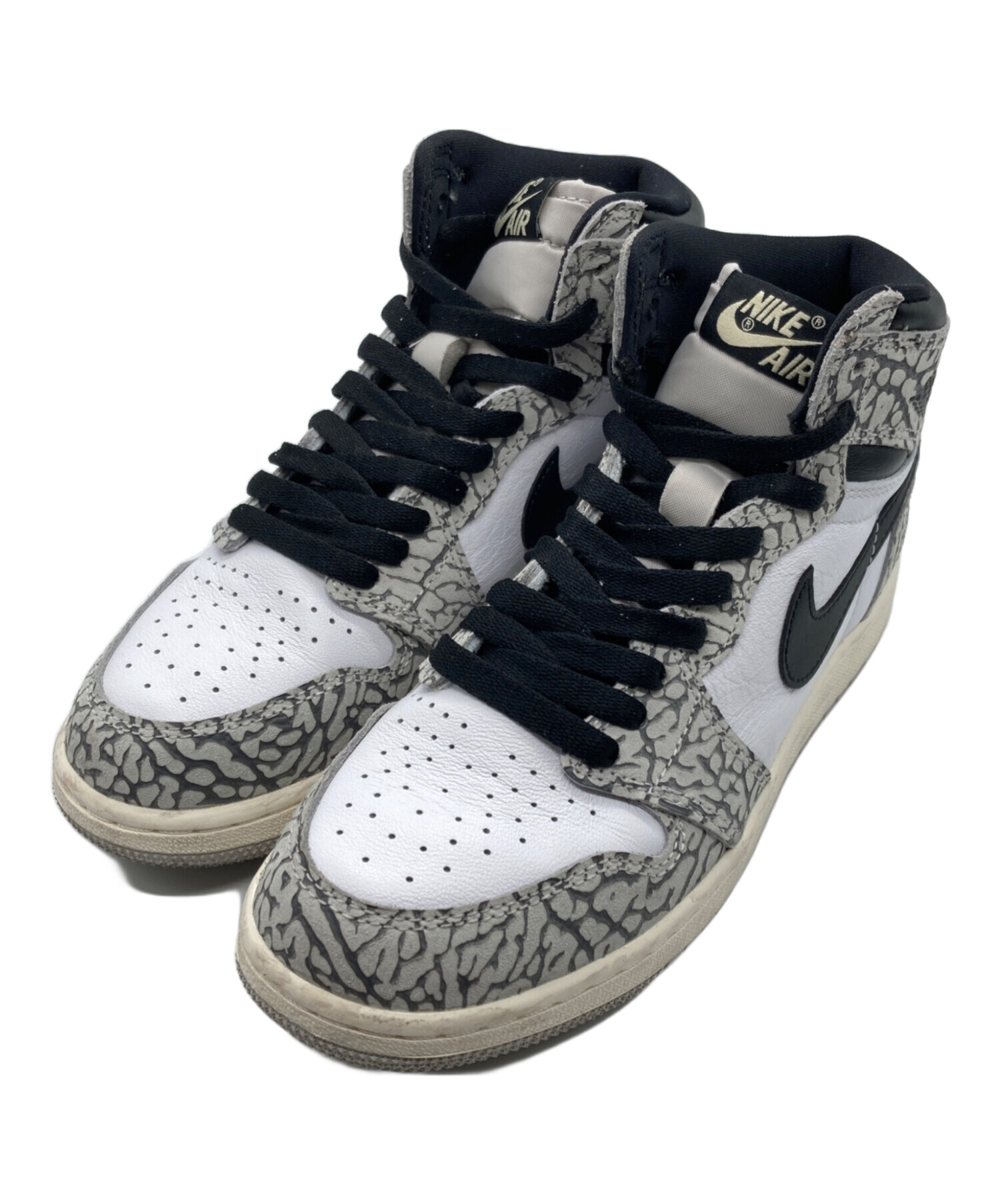 中古・古着通販】NIKE (ナイキ) AIR JORDAN 1 HIGH OG White Cement 